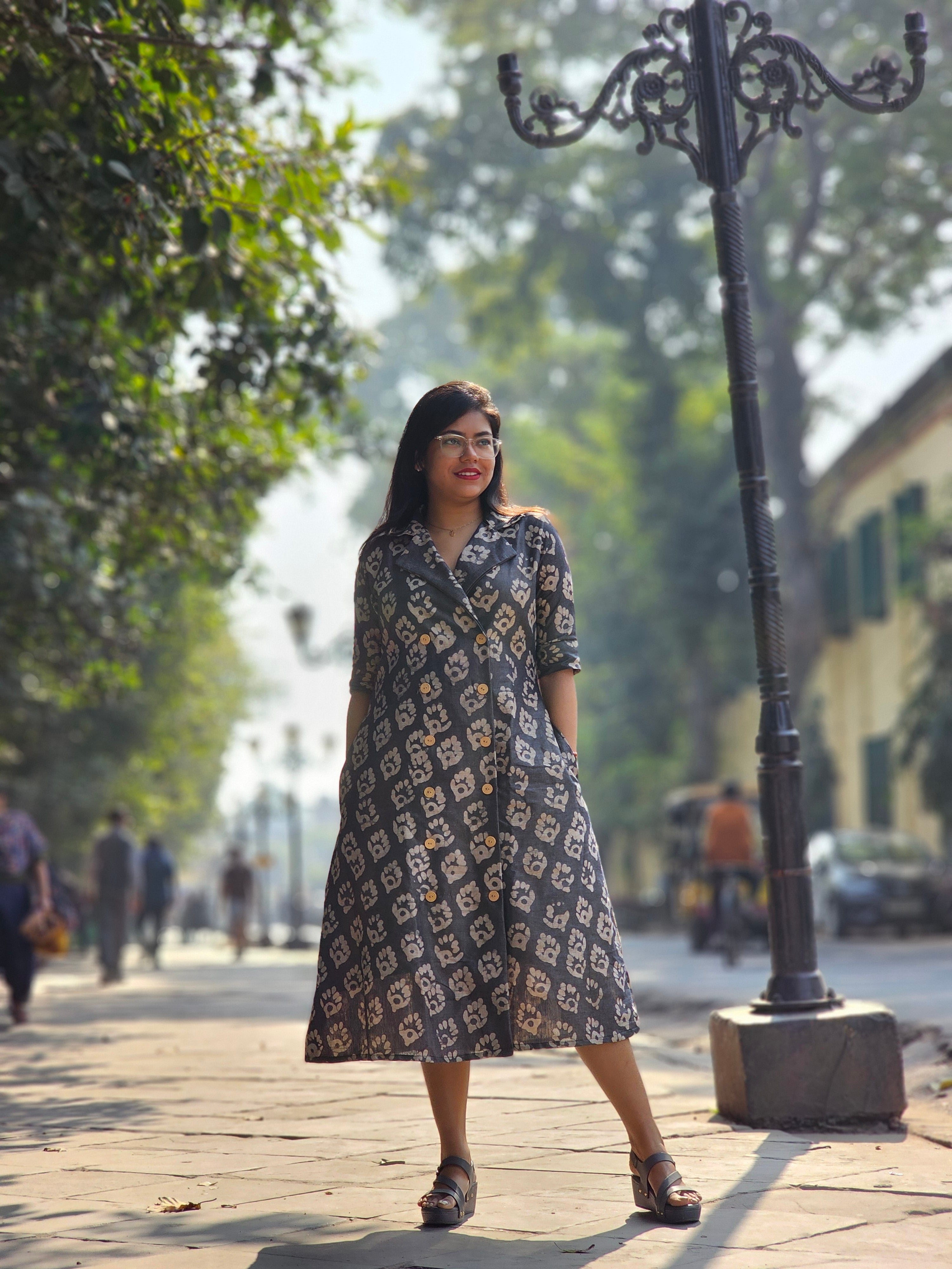 Cotton Tussar Bhagalpuri Dress