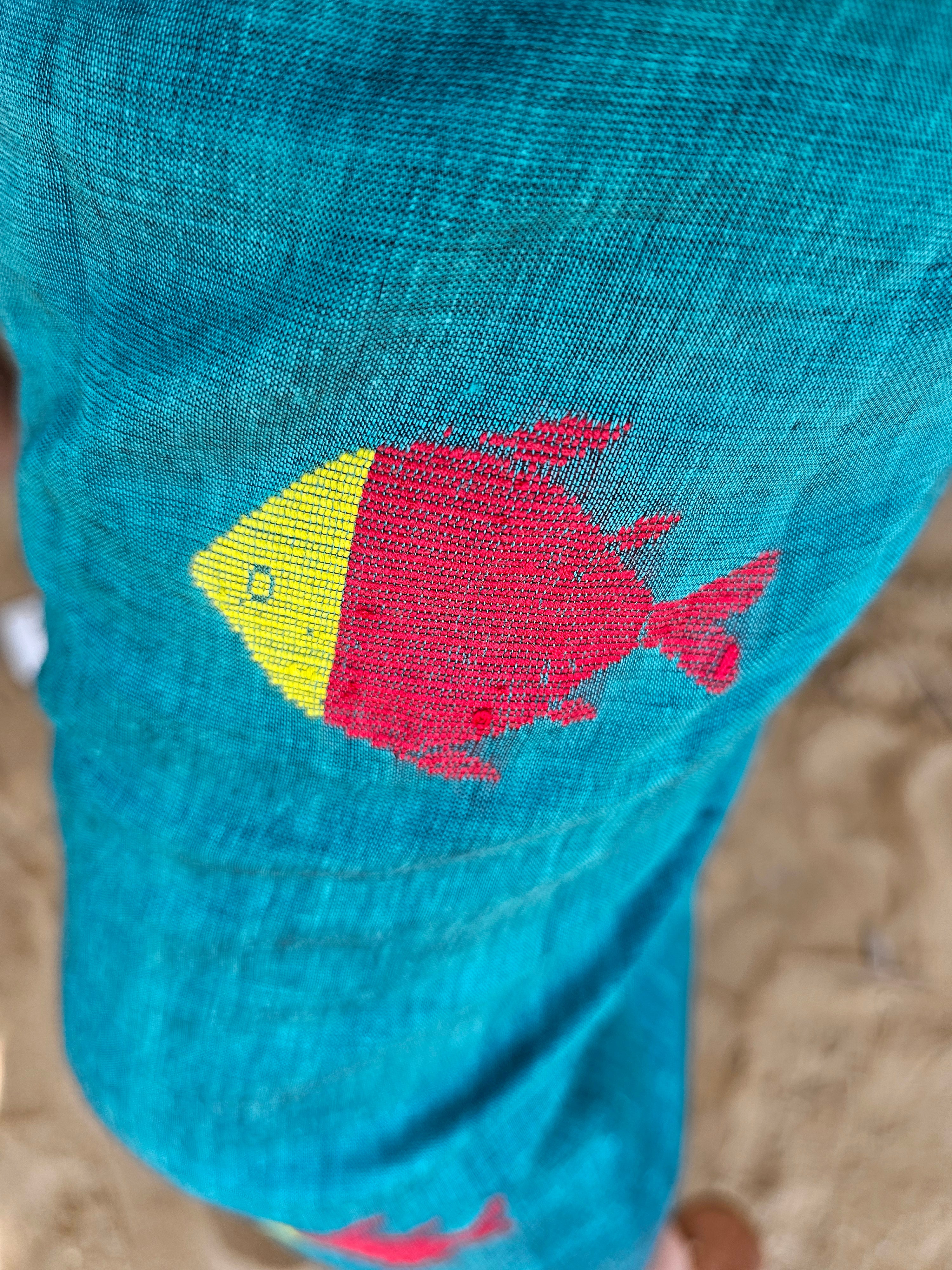 Fish Jamdani Coord Set