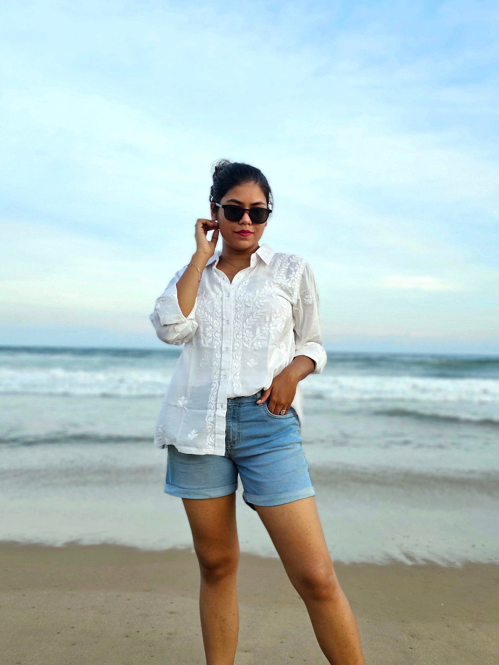 CHIKANKARI "ALLWAYS" SHIRT