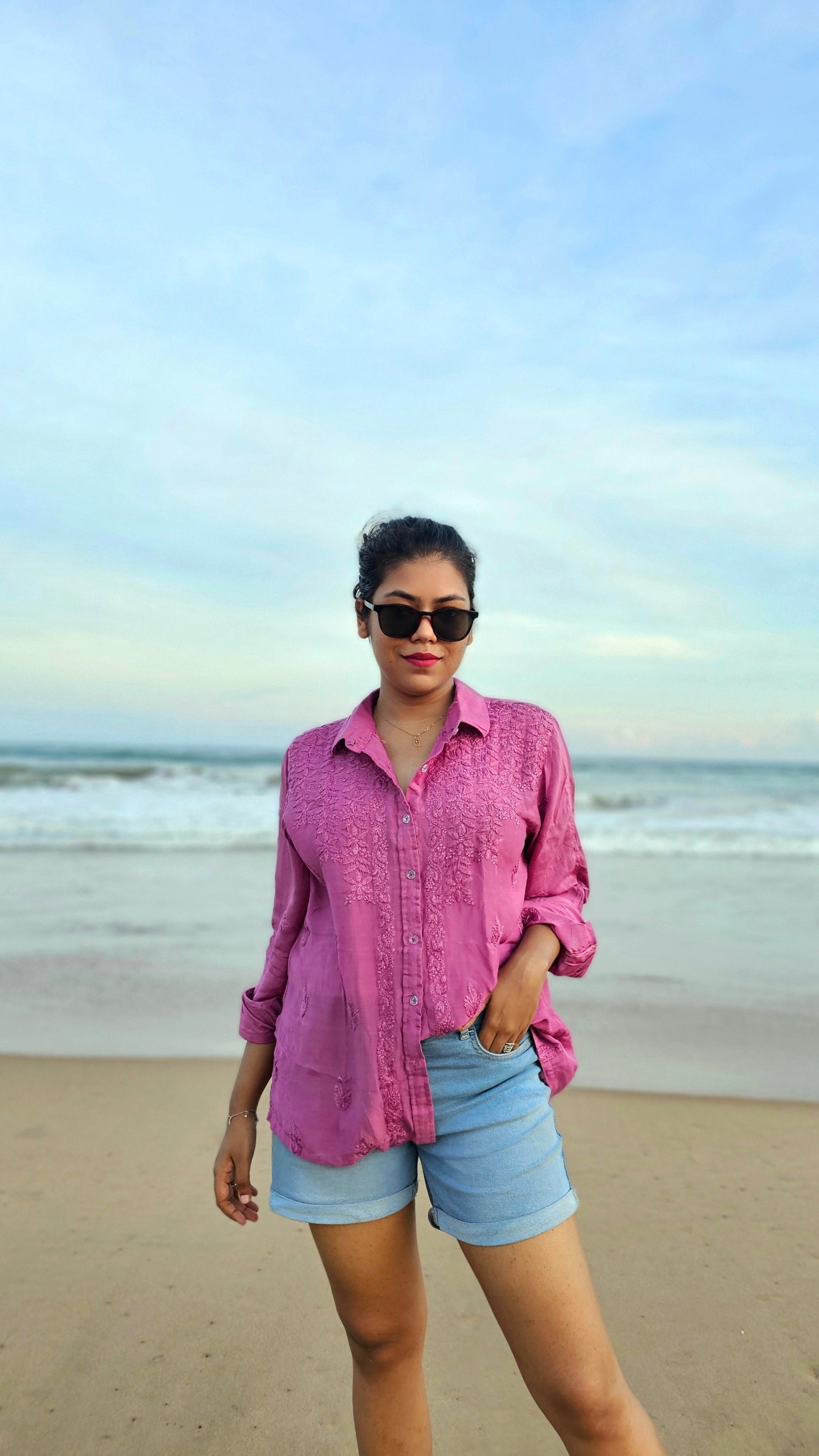 CHIKANKARI "ALLWAYS" SHIRT