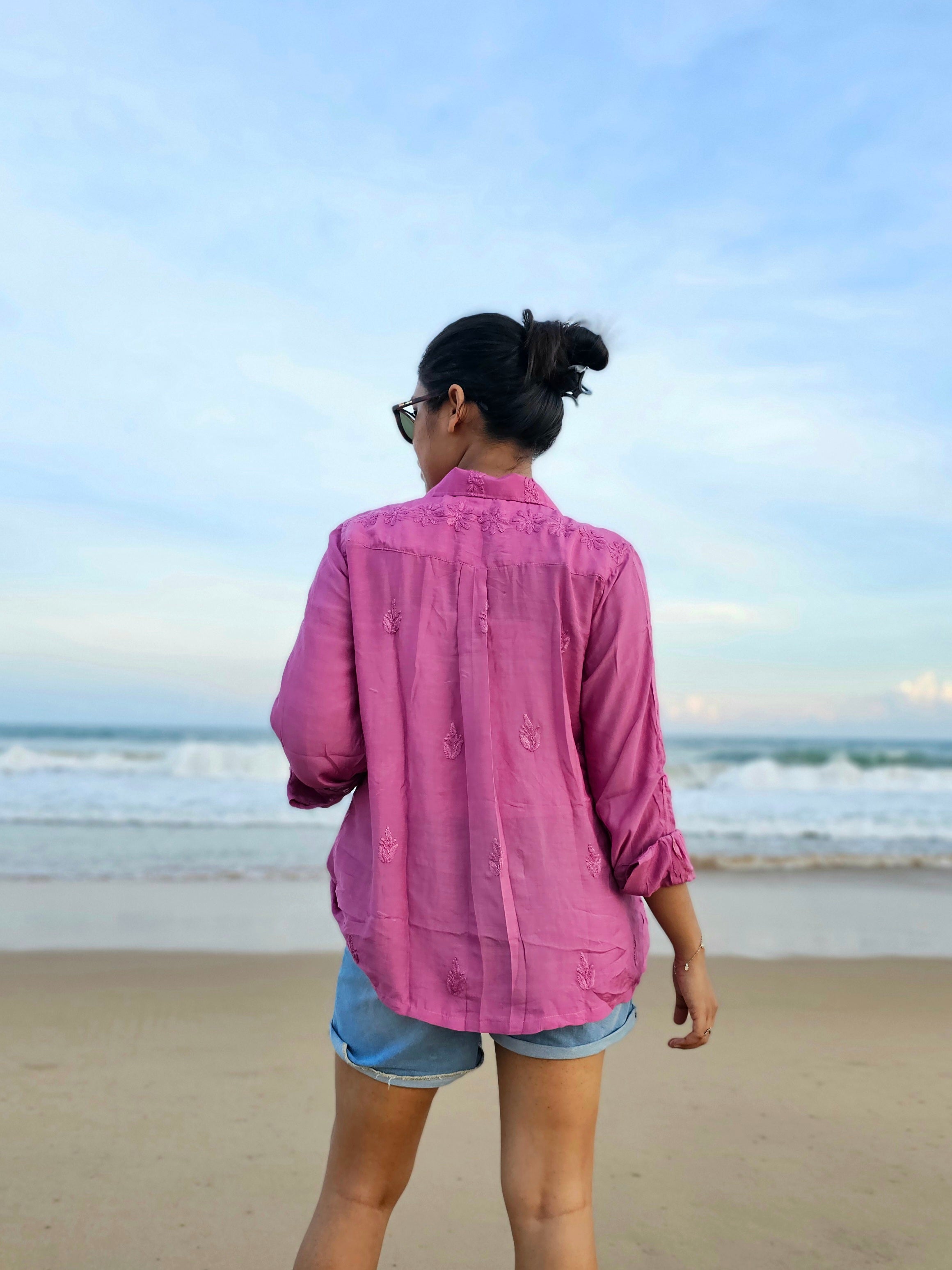 CHIKANKARI "ALLWAYS" SHIRT