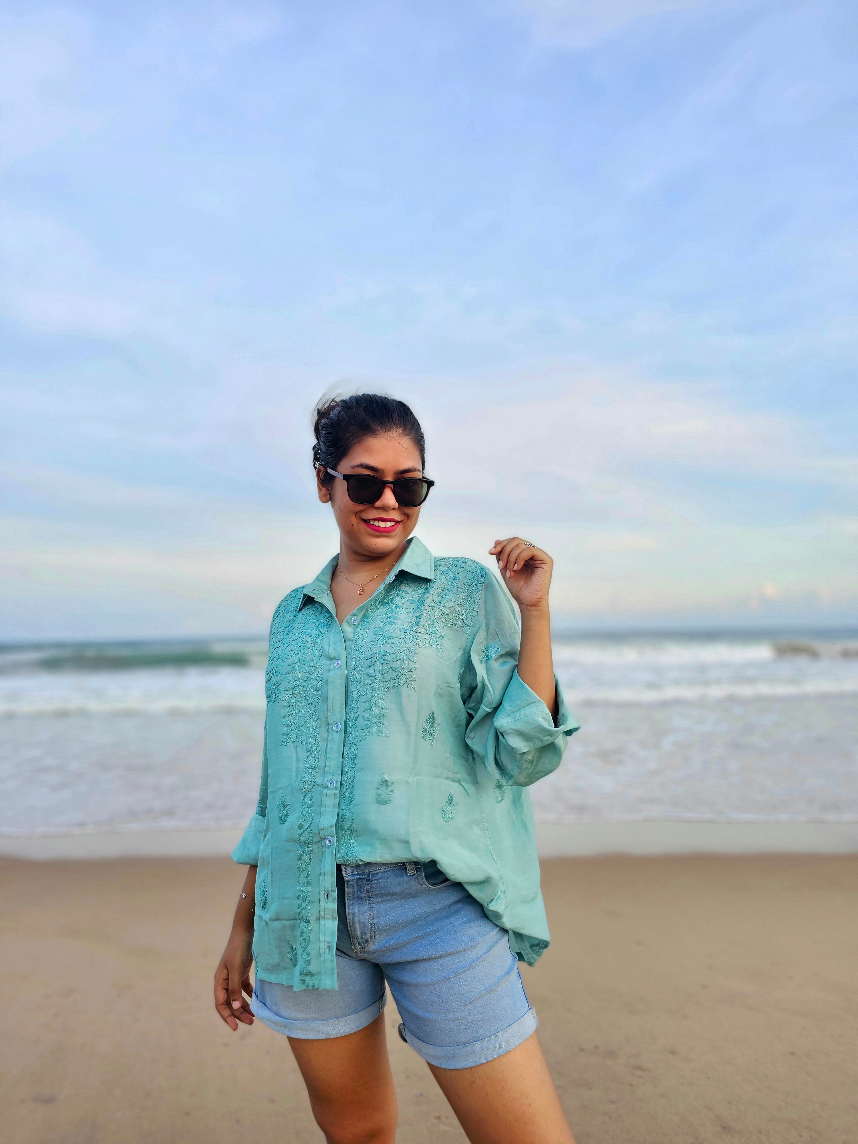 CHIKANKARI "ALLWAYS" SHIRT