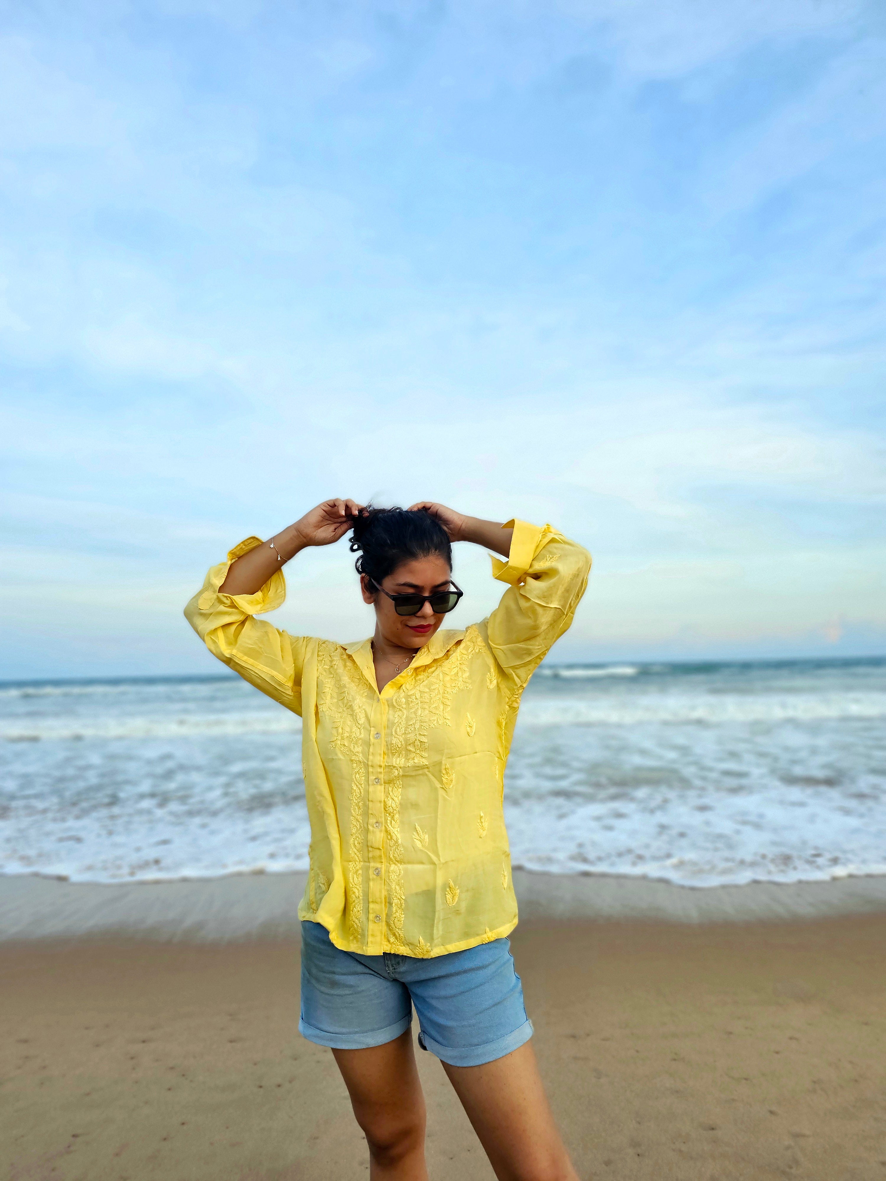 CHIKANKARI "ALLWAYS" SHIRT