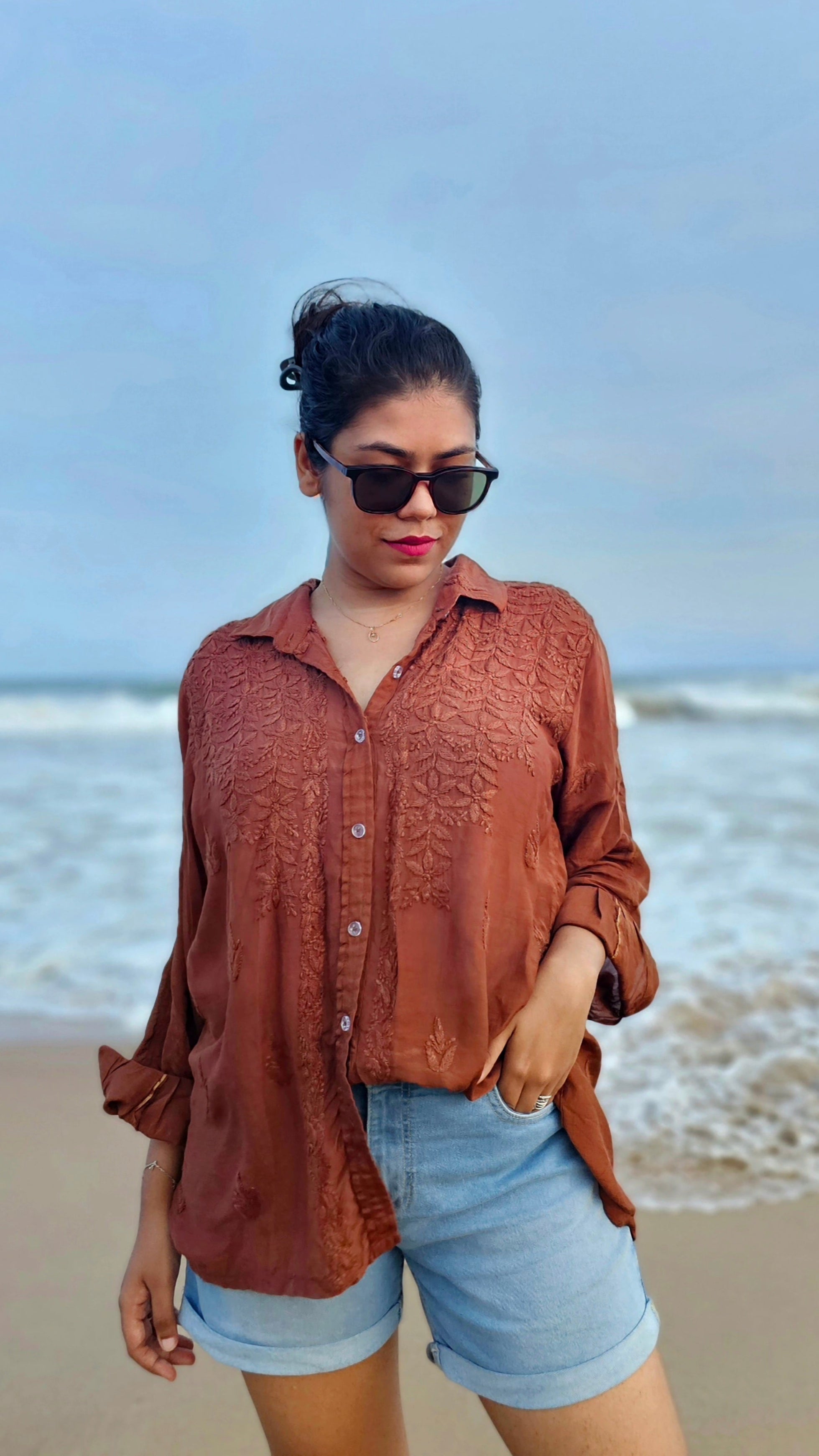 CHIKANKARI "ALLWAYS" SHIRT