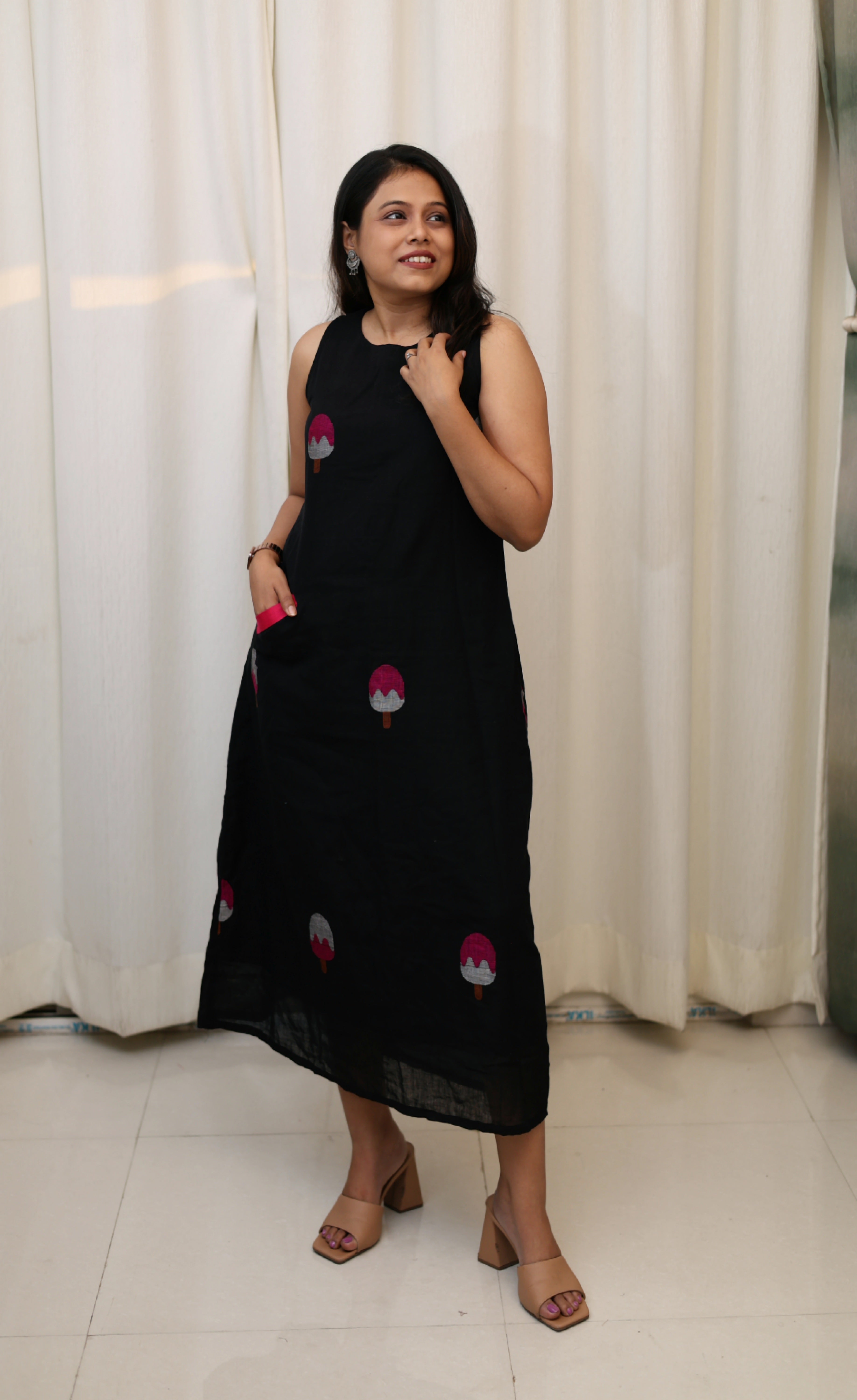 Handloom Jamdani Dress