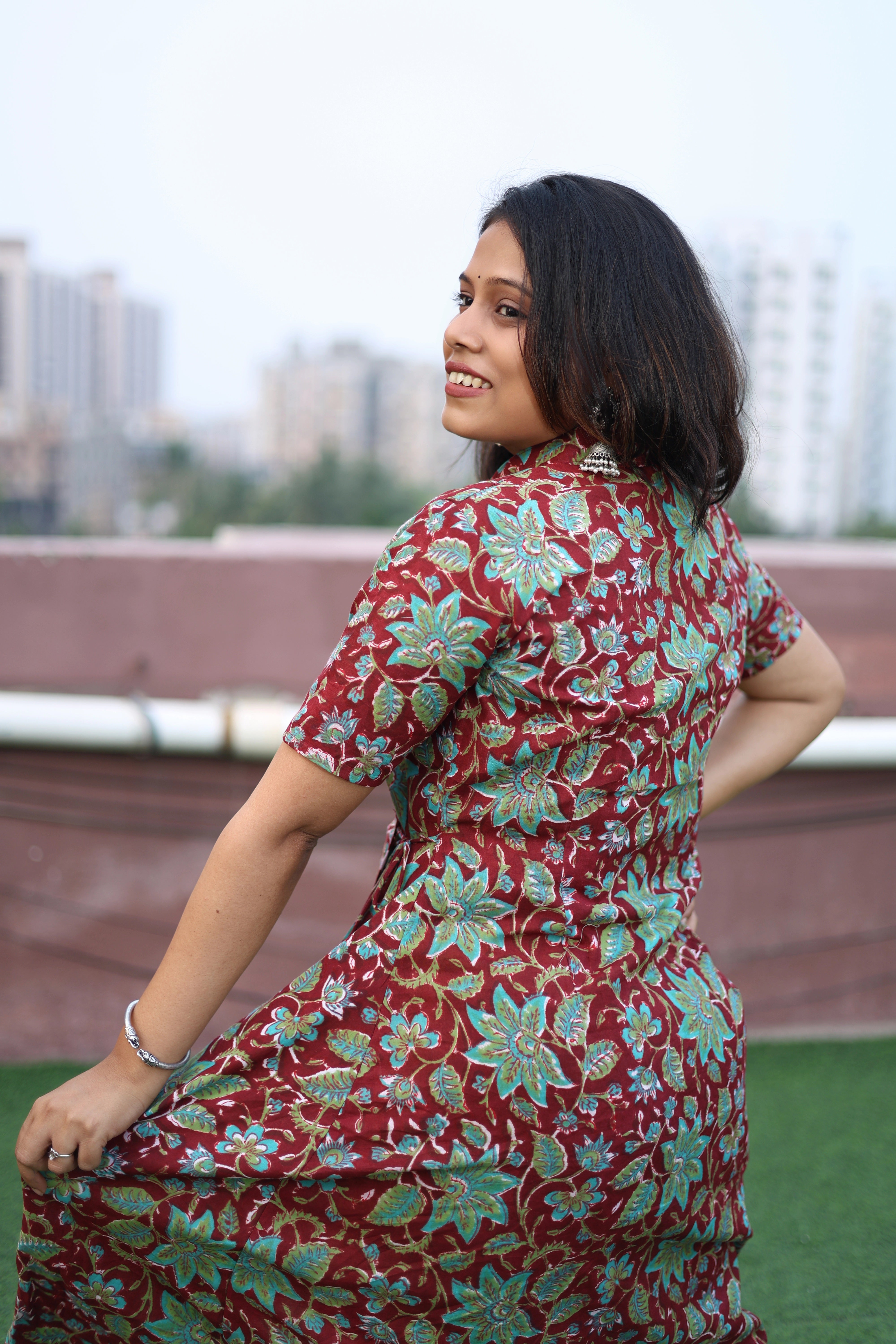 Sangeneri Kurta Pant Set