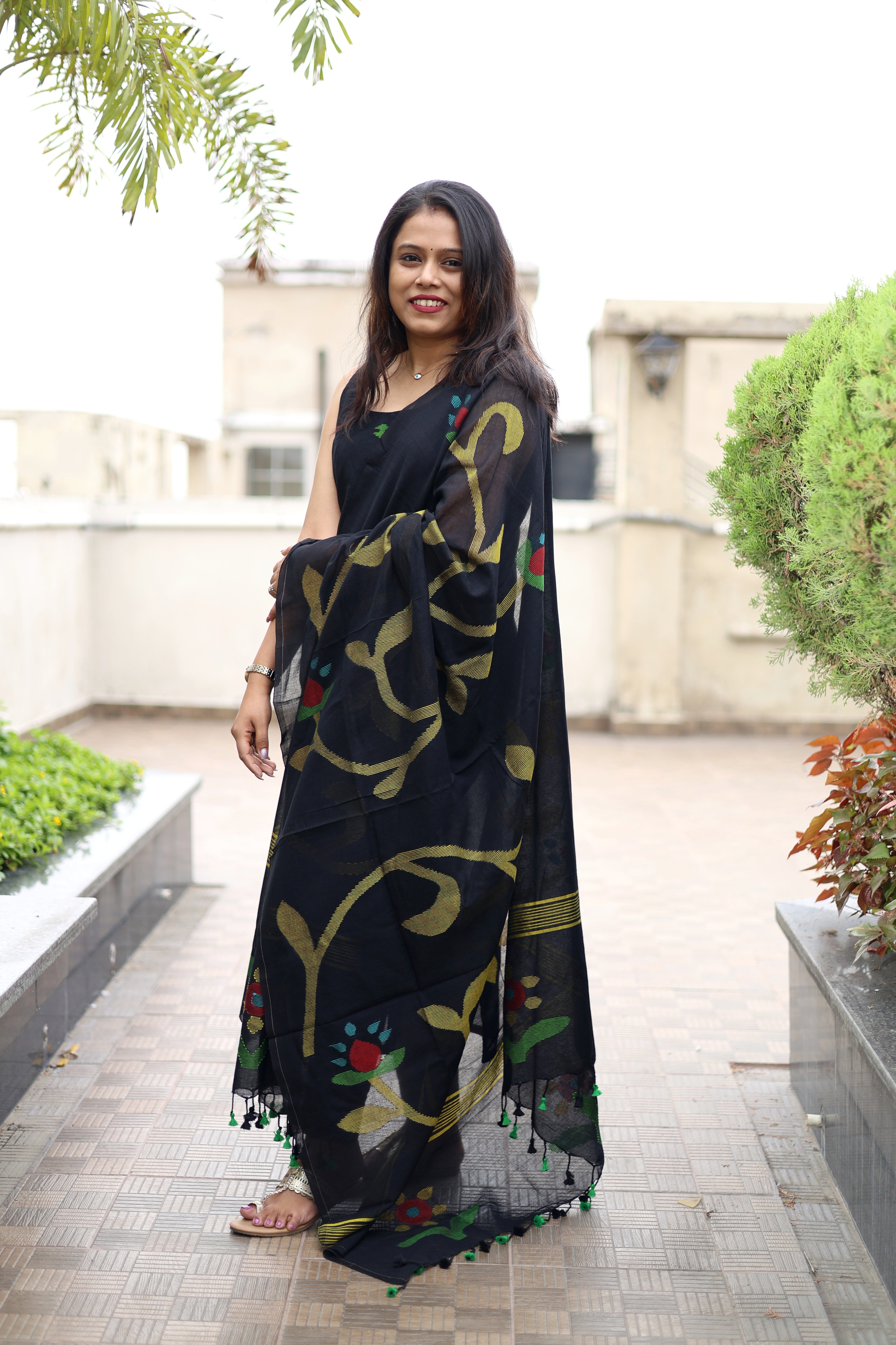 Handloom "Lata" Jamdani Suit Set