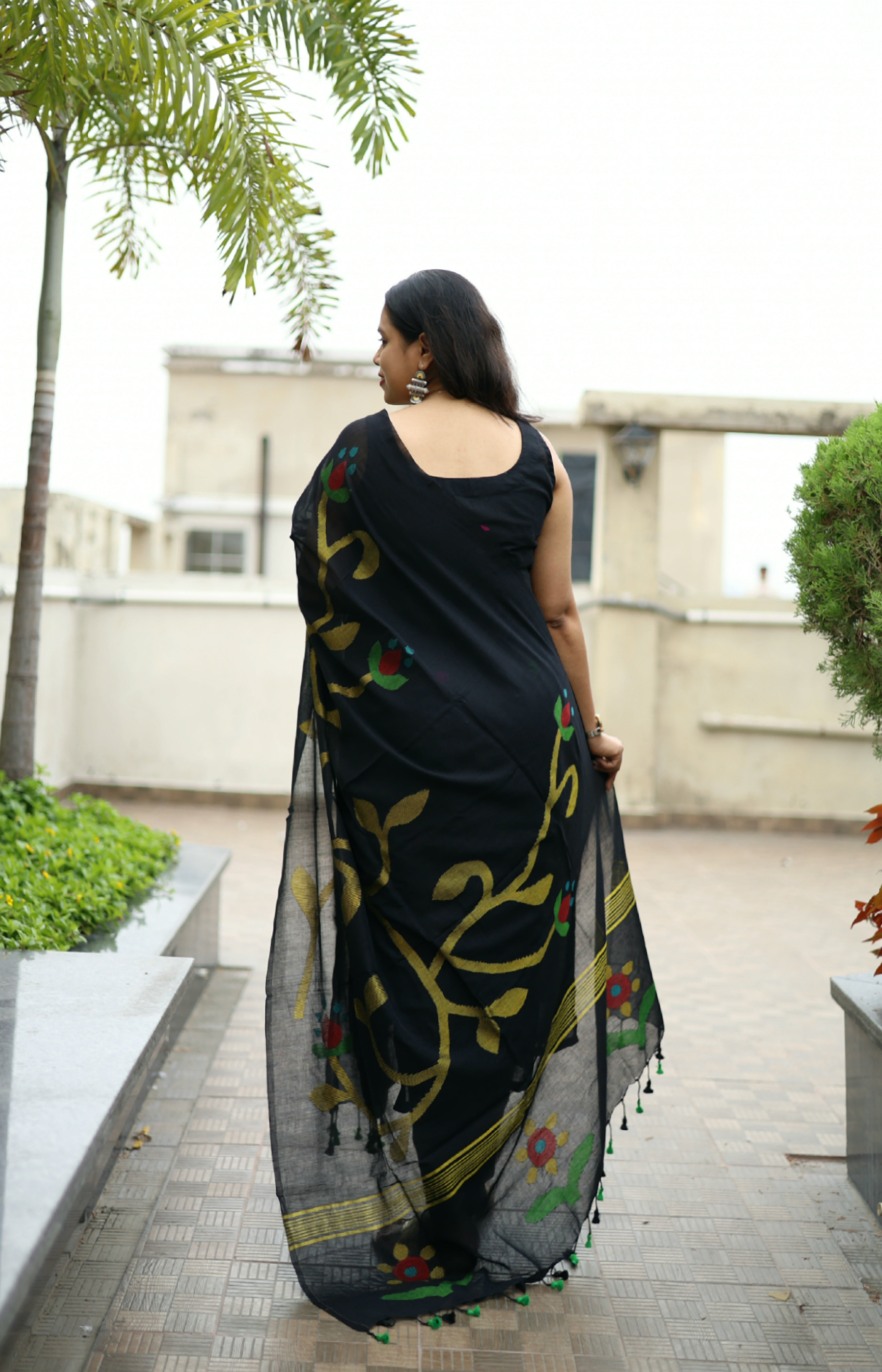 Handloom "Lata" Jamdani Suit Set