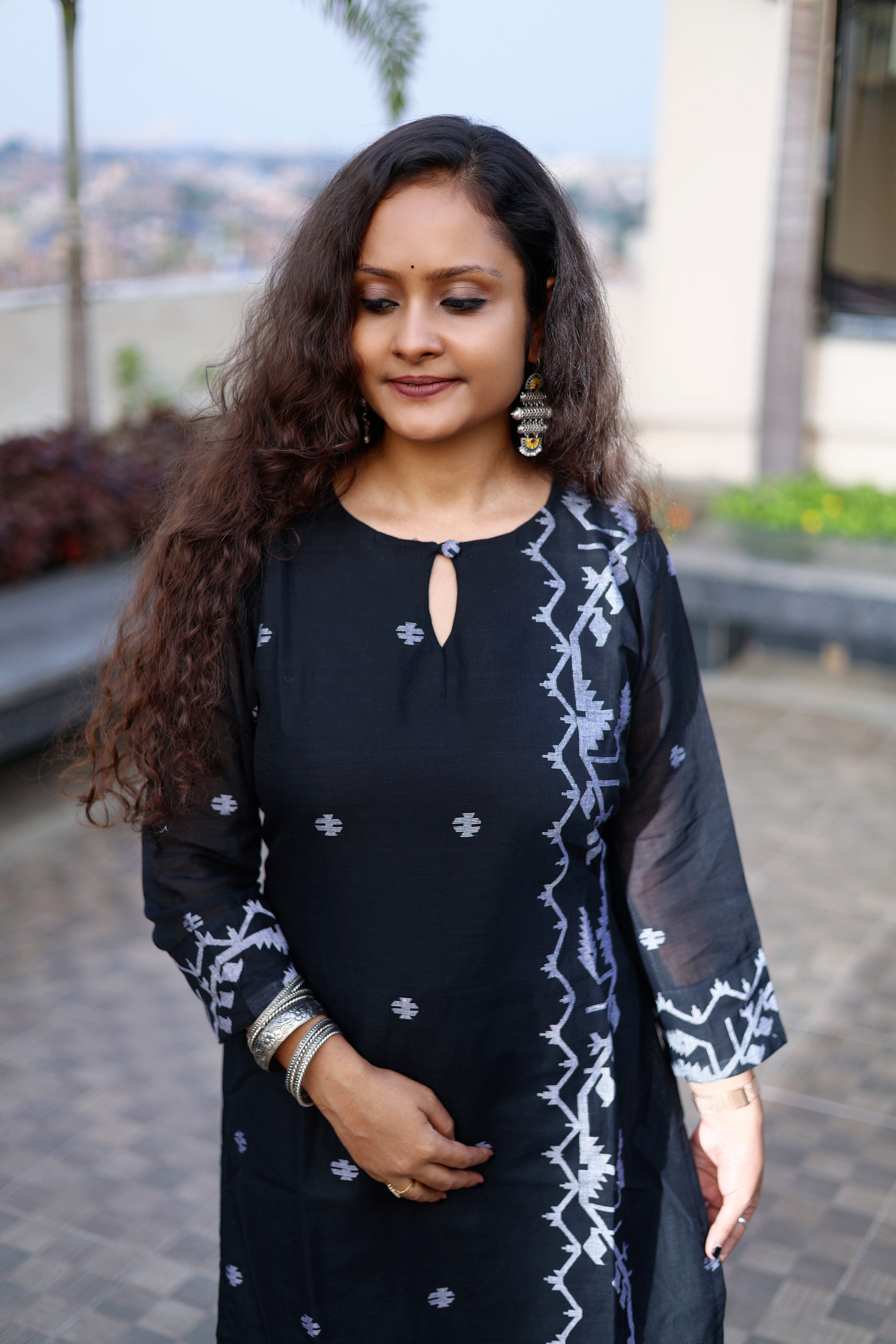 Handloom Jamdani Kurti