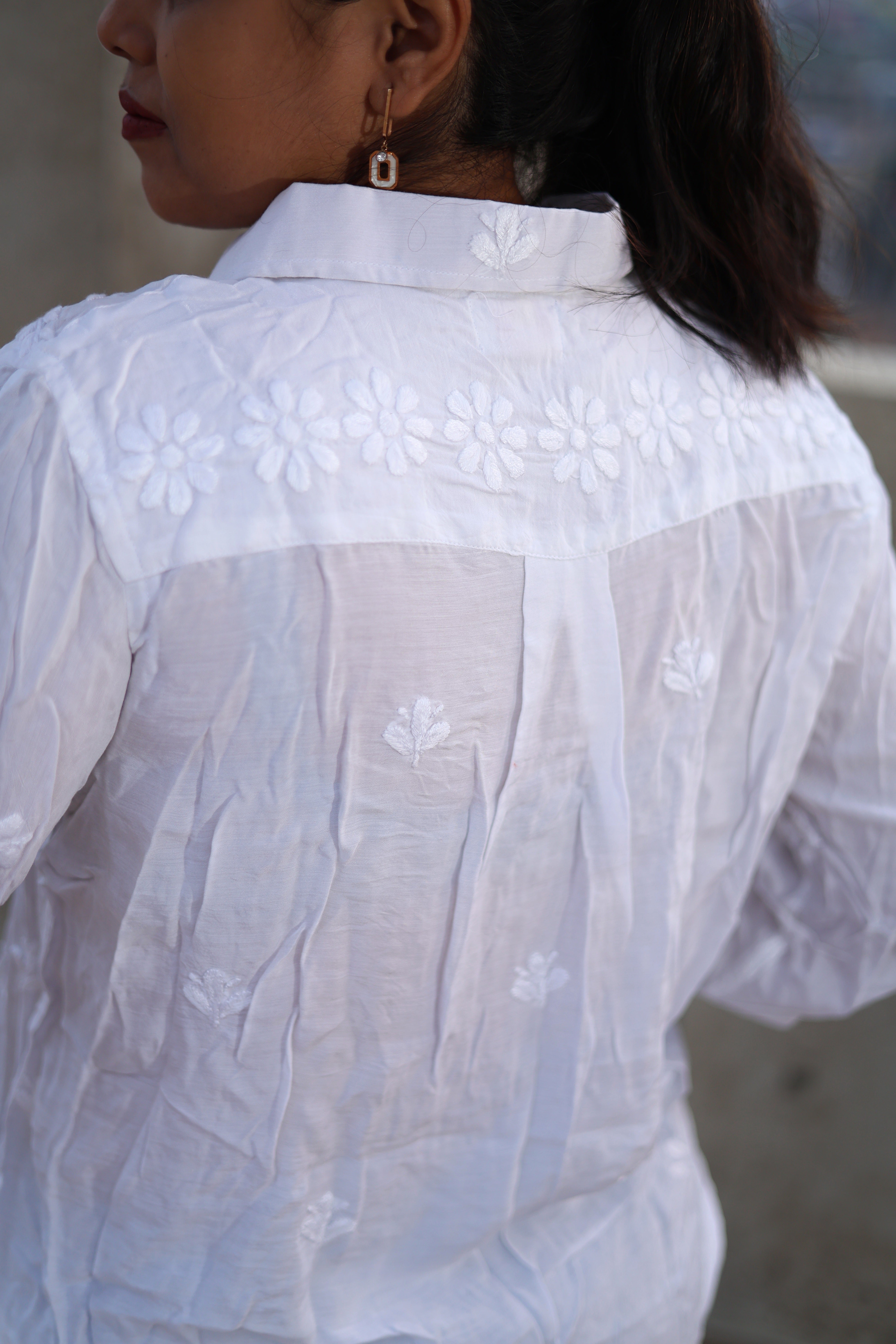 CHIKANKARI "ALLWAYS" SHIRT