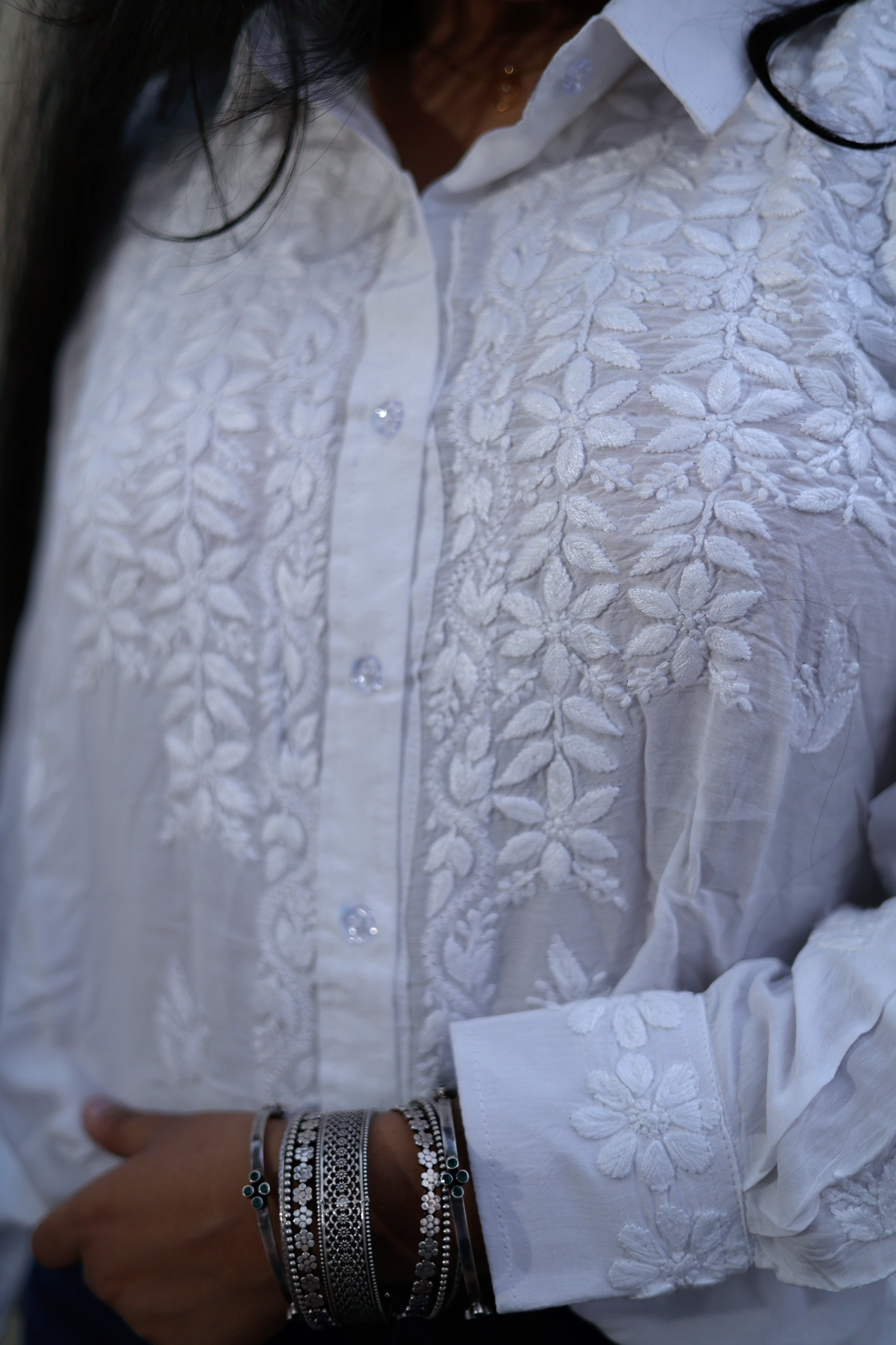 CHIKANKARI "ALLWAYS" SHIRT