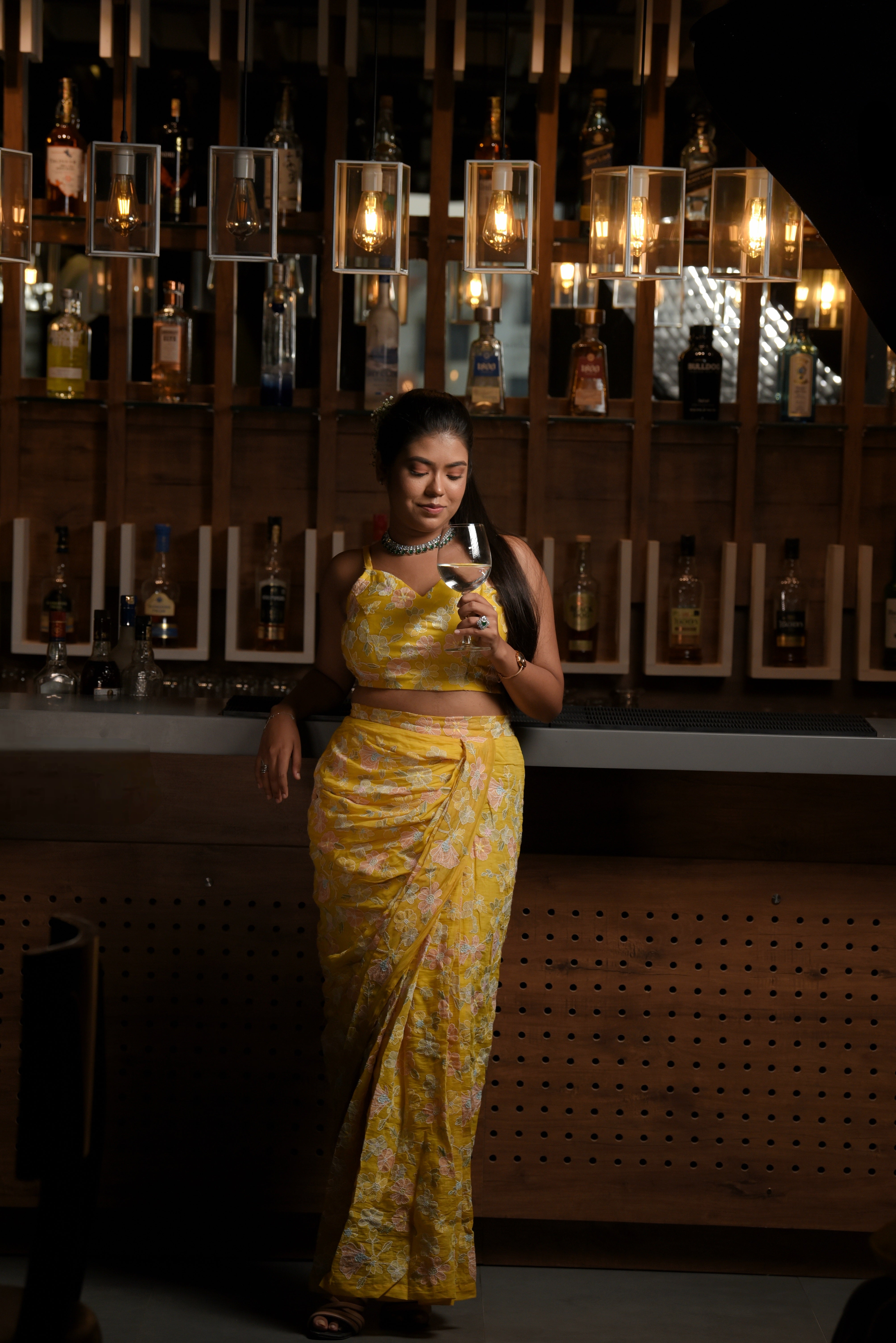 Guldasta- Yellow three piece set