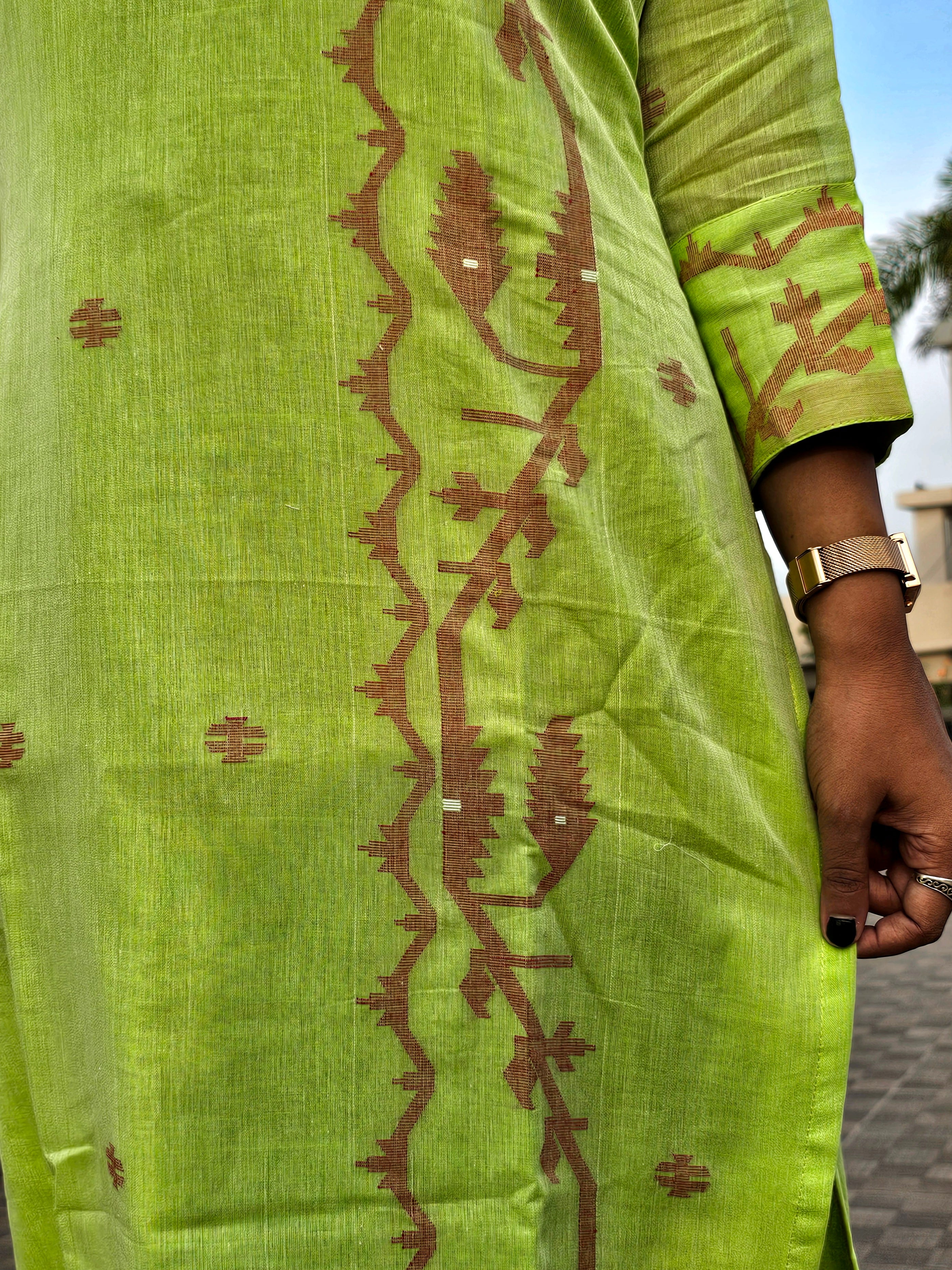 Handloom Jamdani Kurti