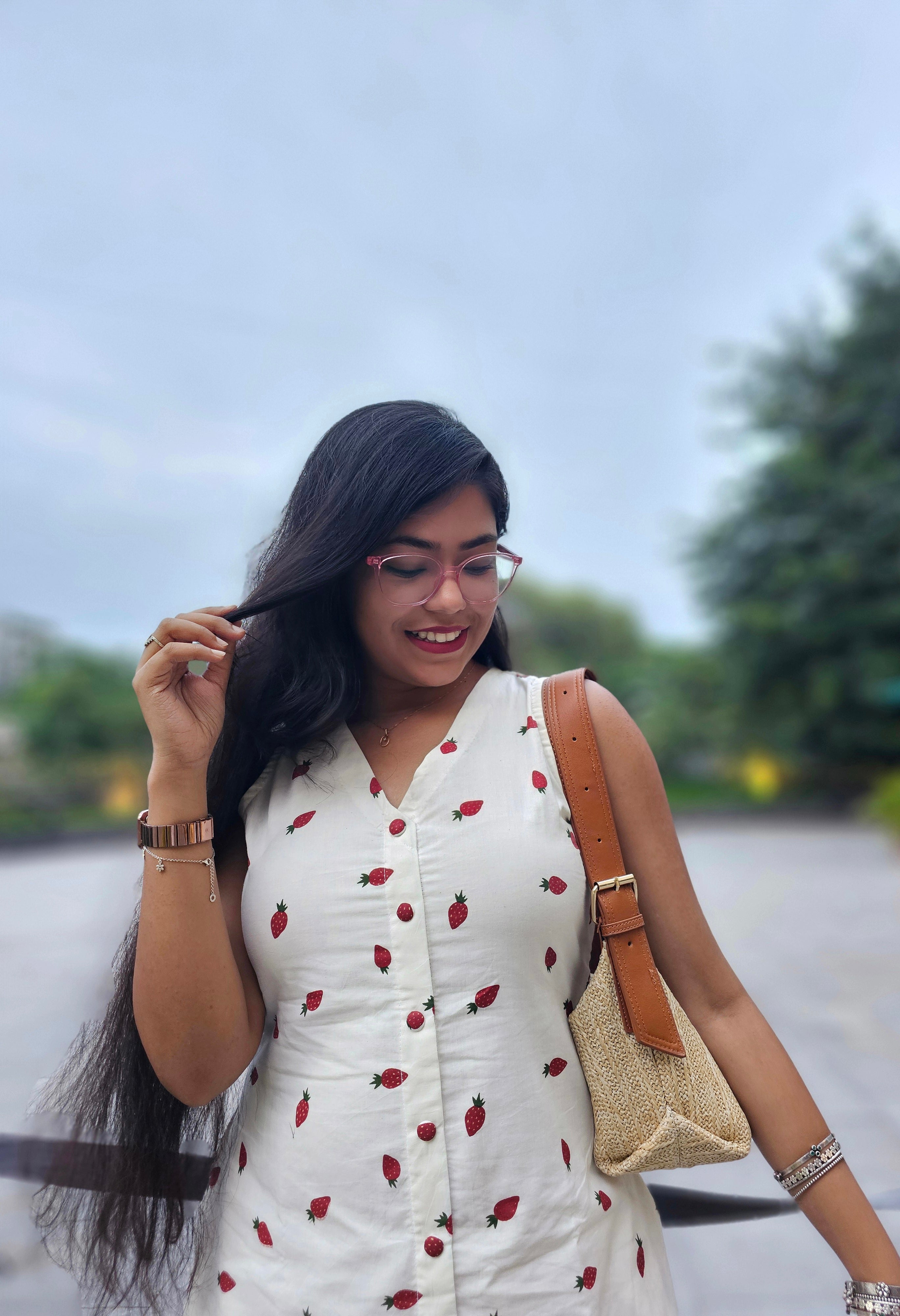 Berry Breeze Mul cotton Dress
