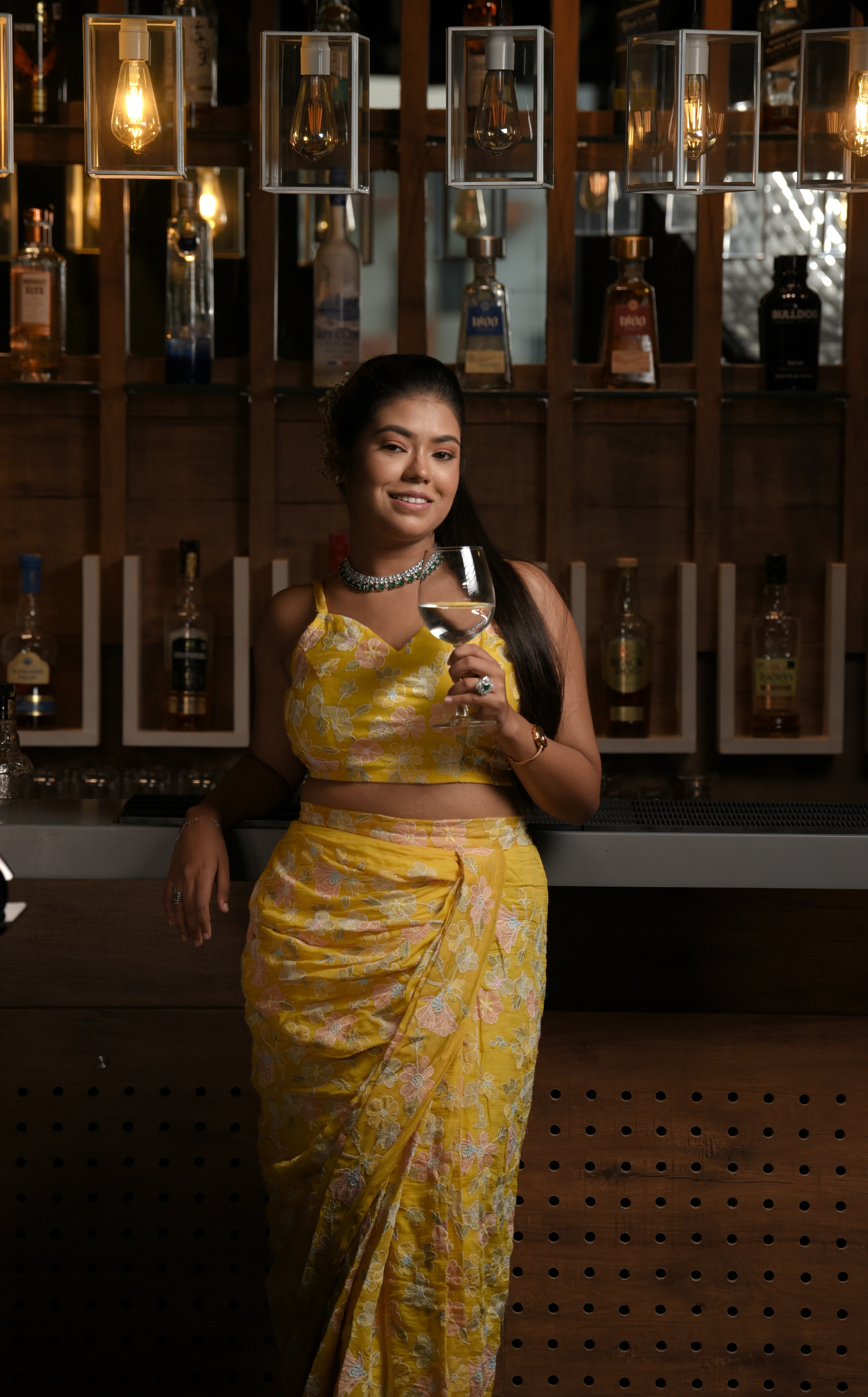 Guldasta- Yellow three piece set