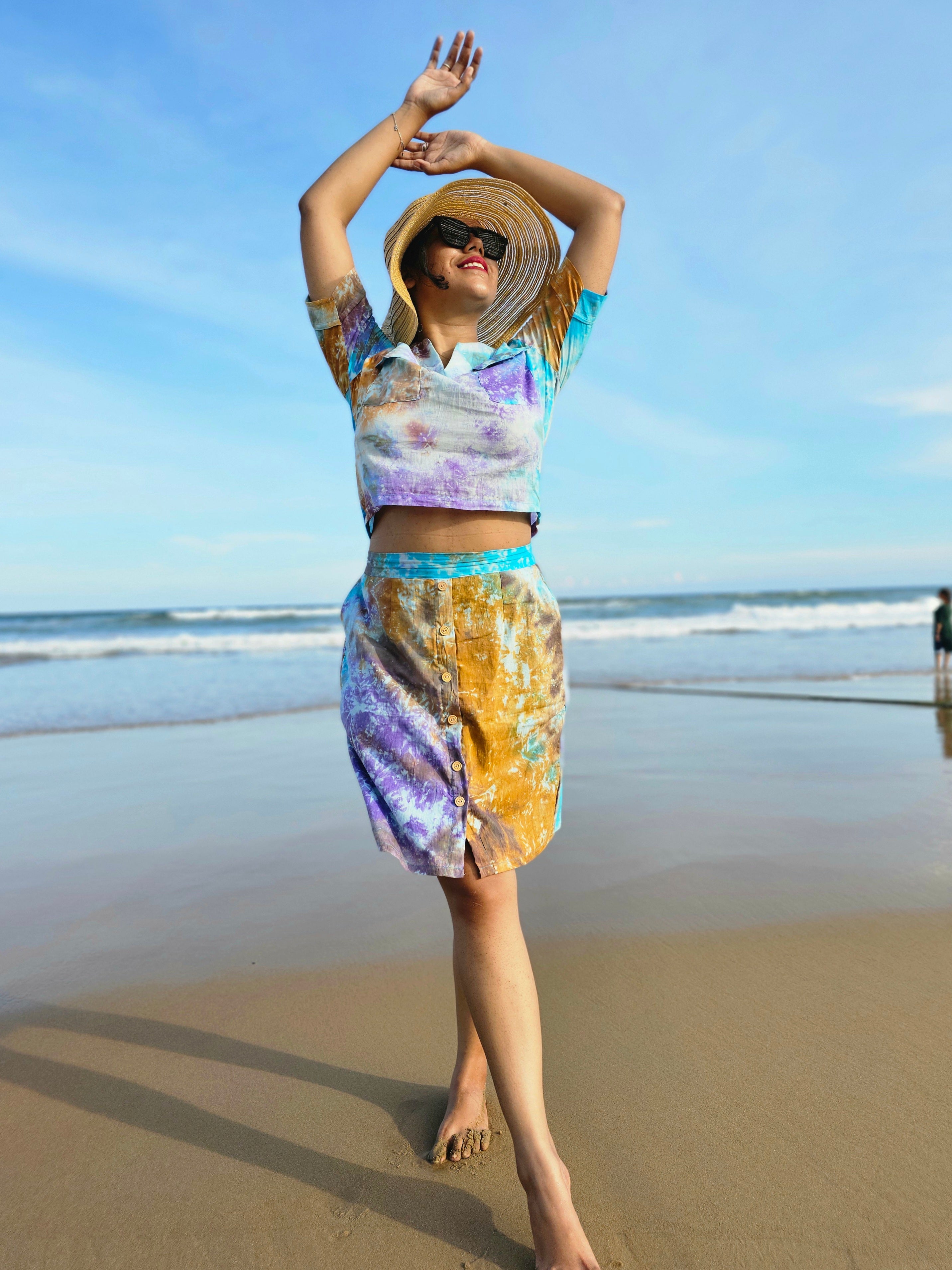 DYEVERSE SKIRT COORD MULTICOLOUR