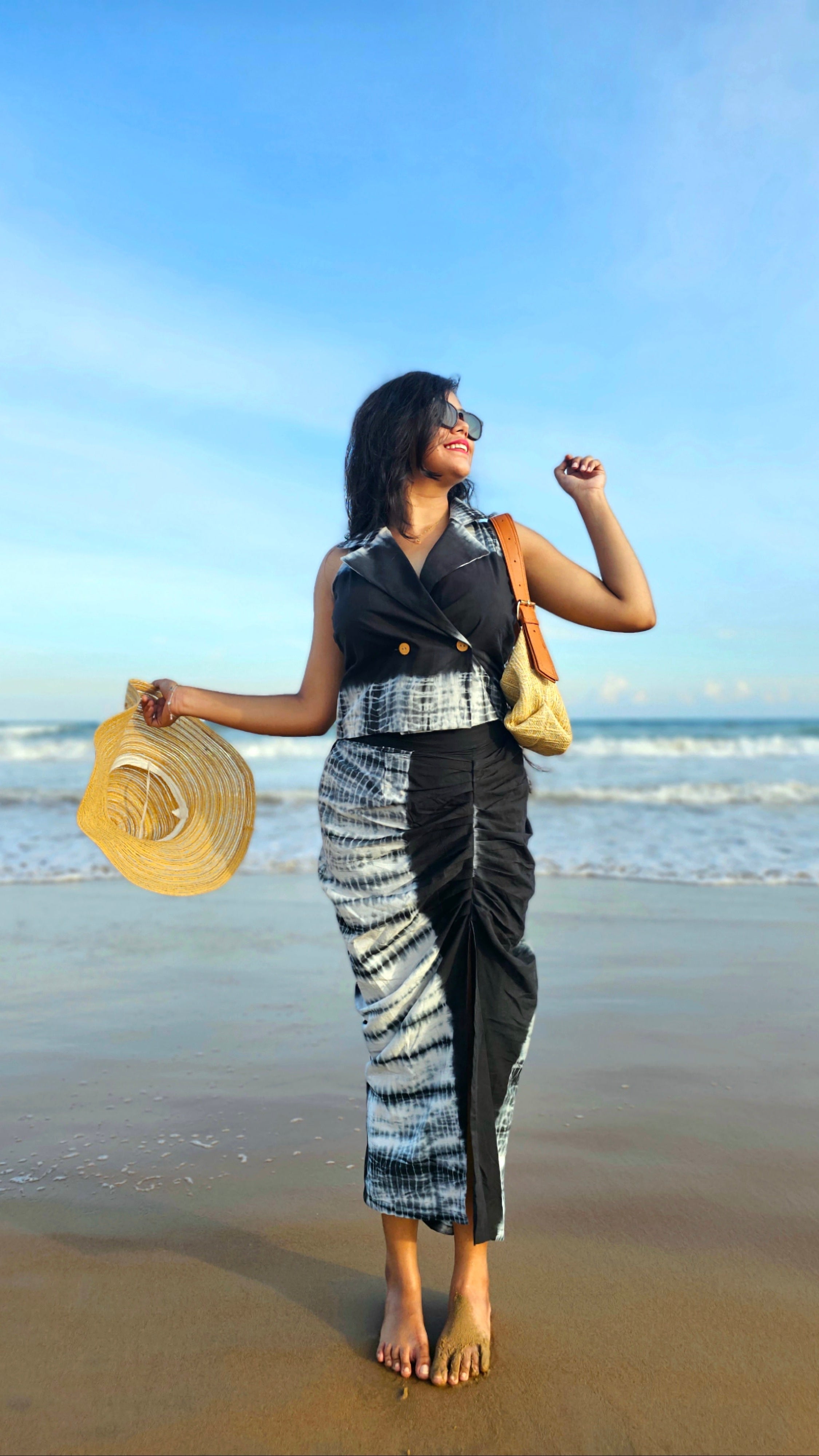 DyeVerse Black and White Co-ord Set