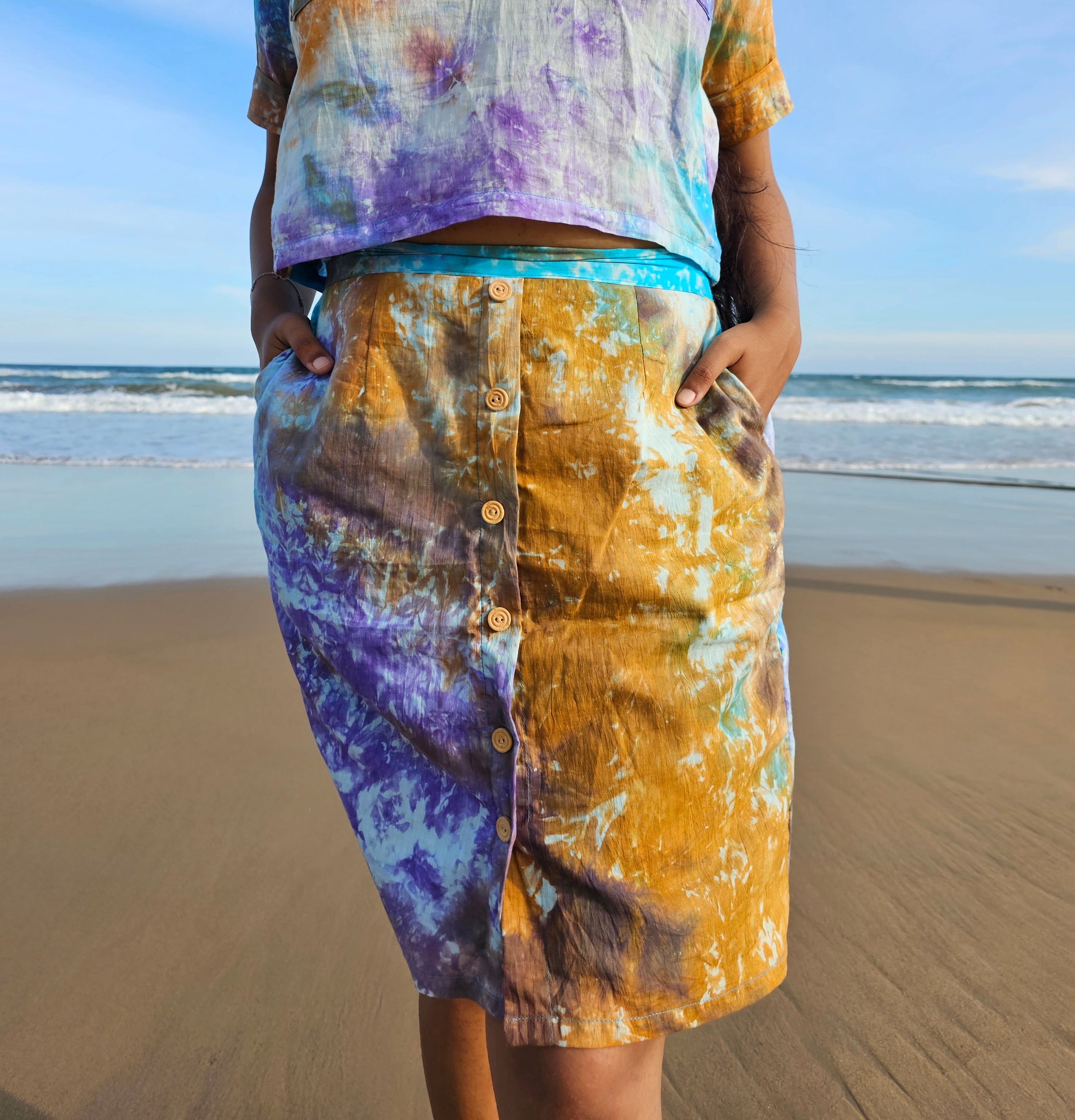 DYEVERSE SKIRT COORD MULTICOLOUR