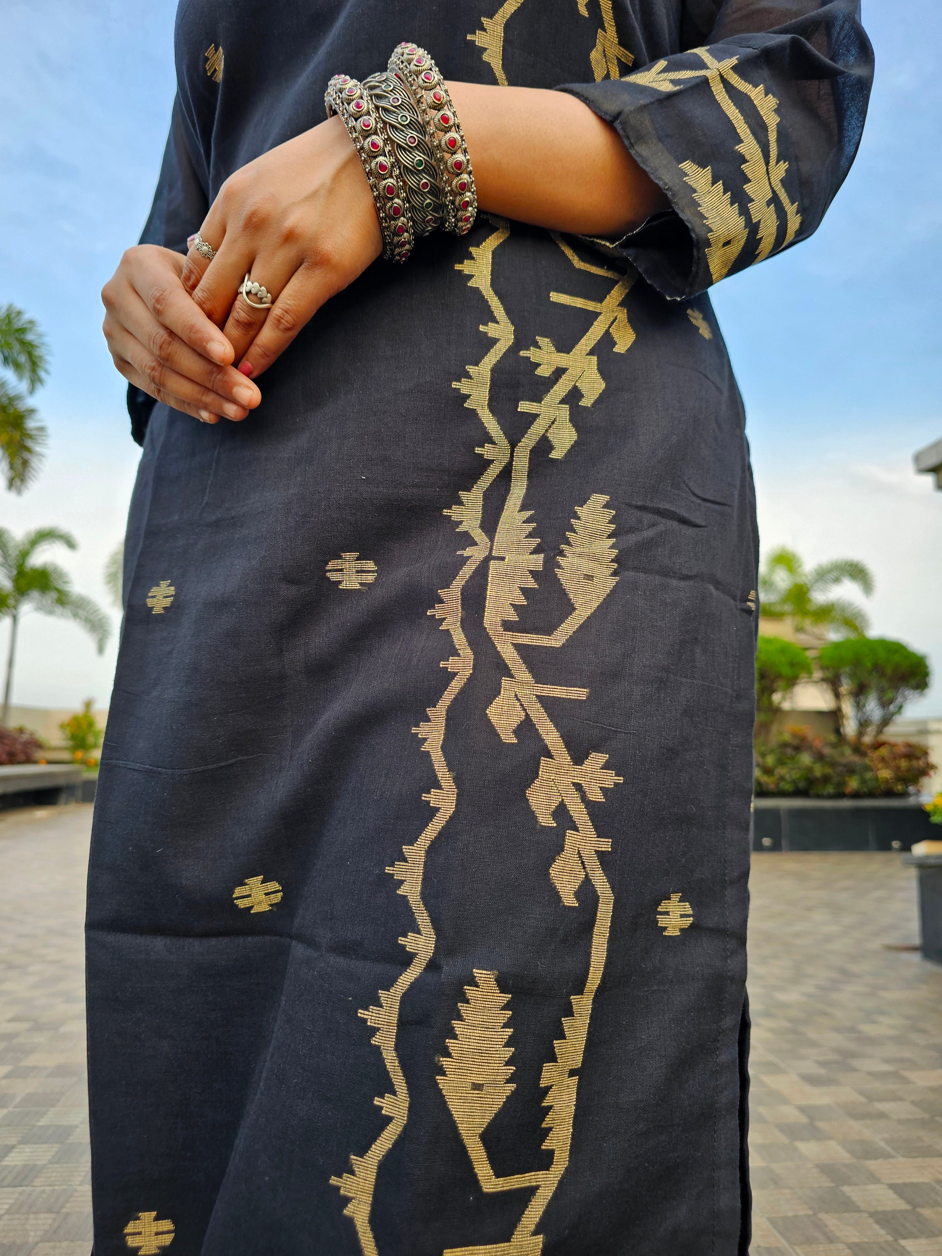Handloom Jamdani Kurti