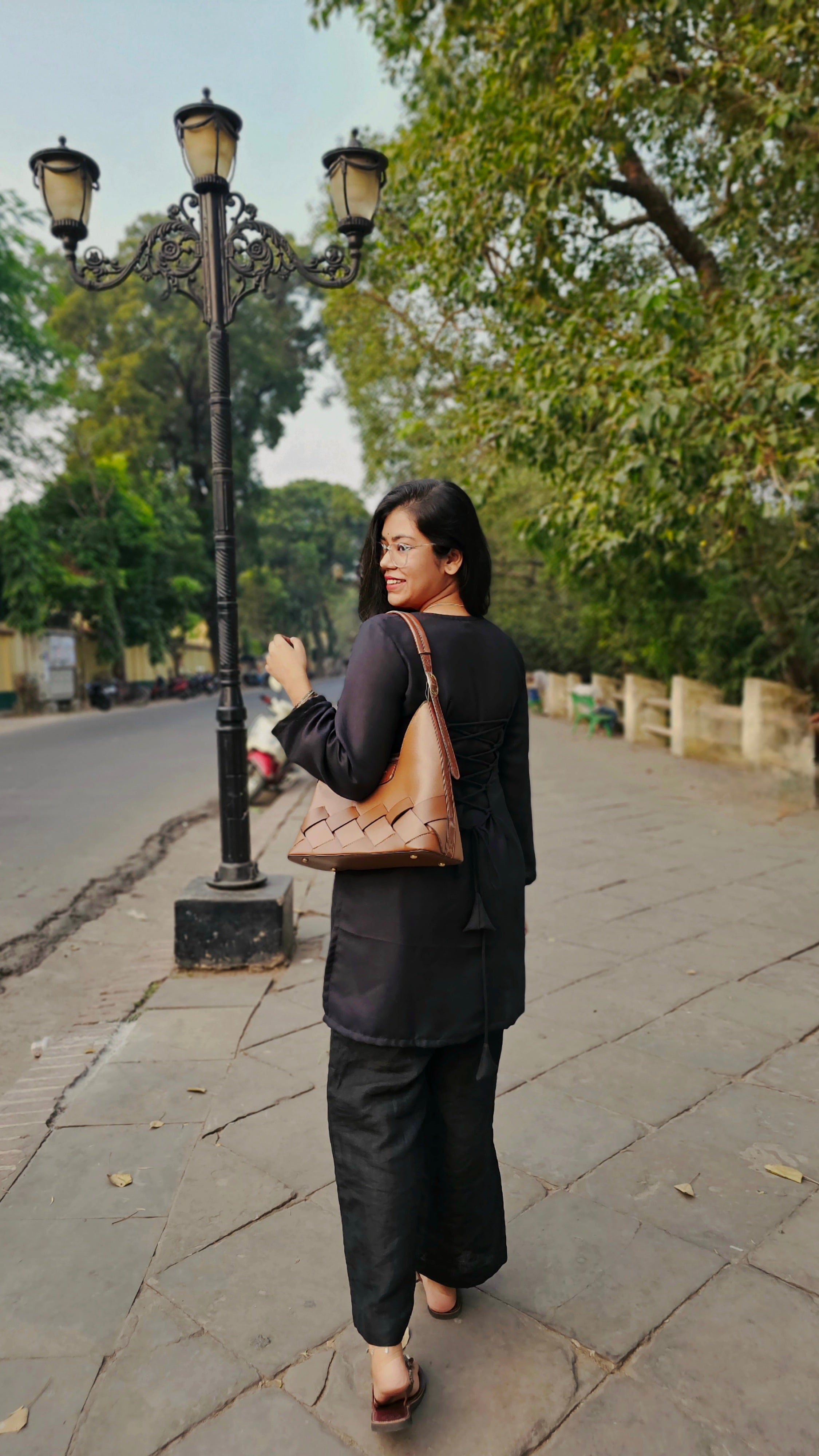 Pashmina Kurta Pant Set (Black)