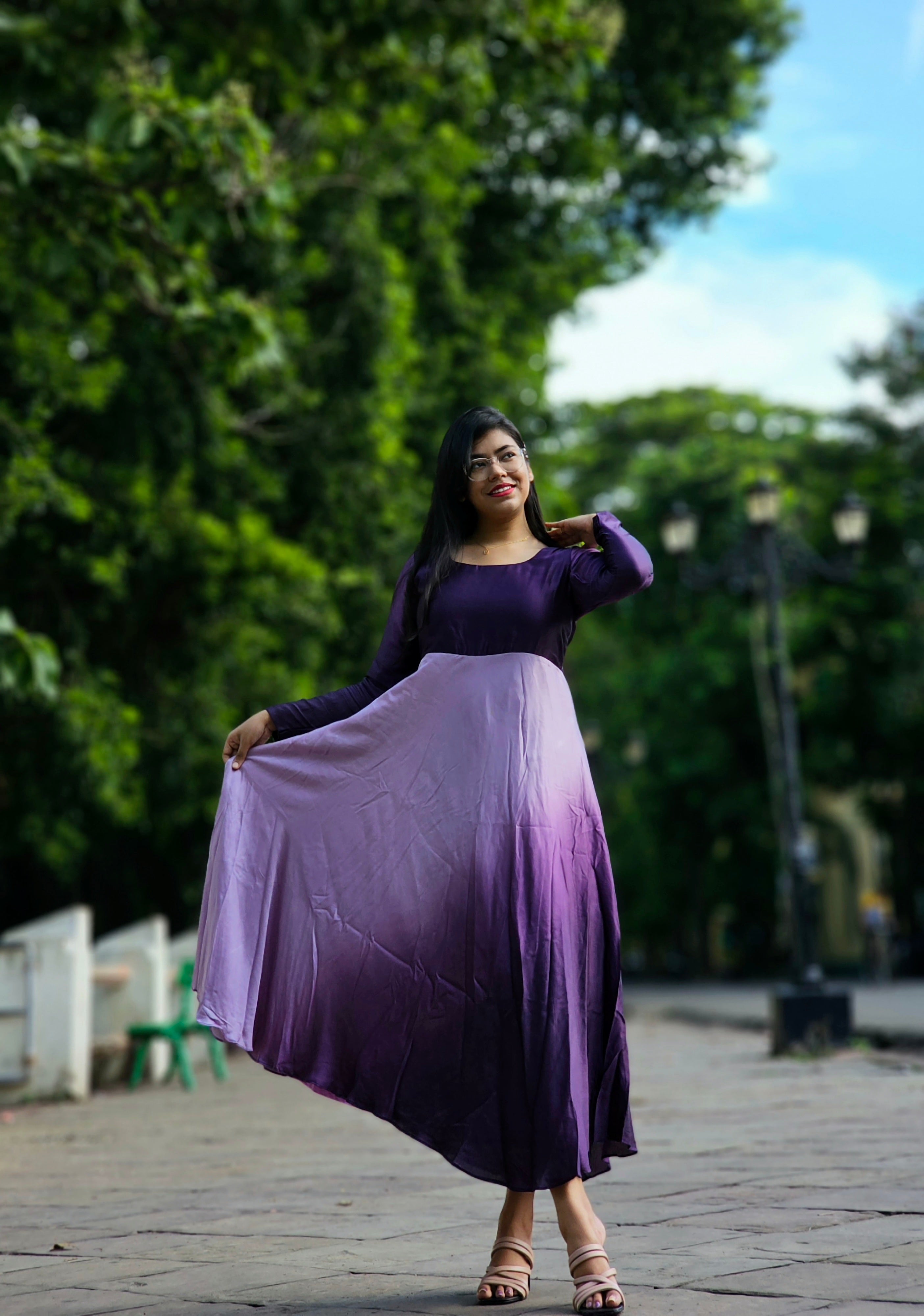 Ombre Modal Dress