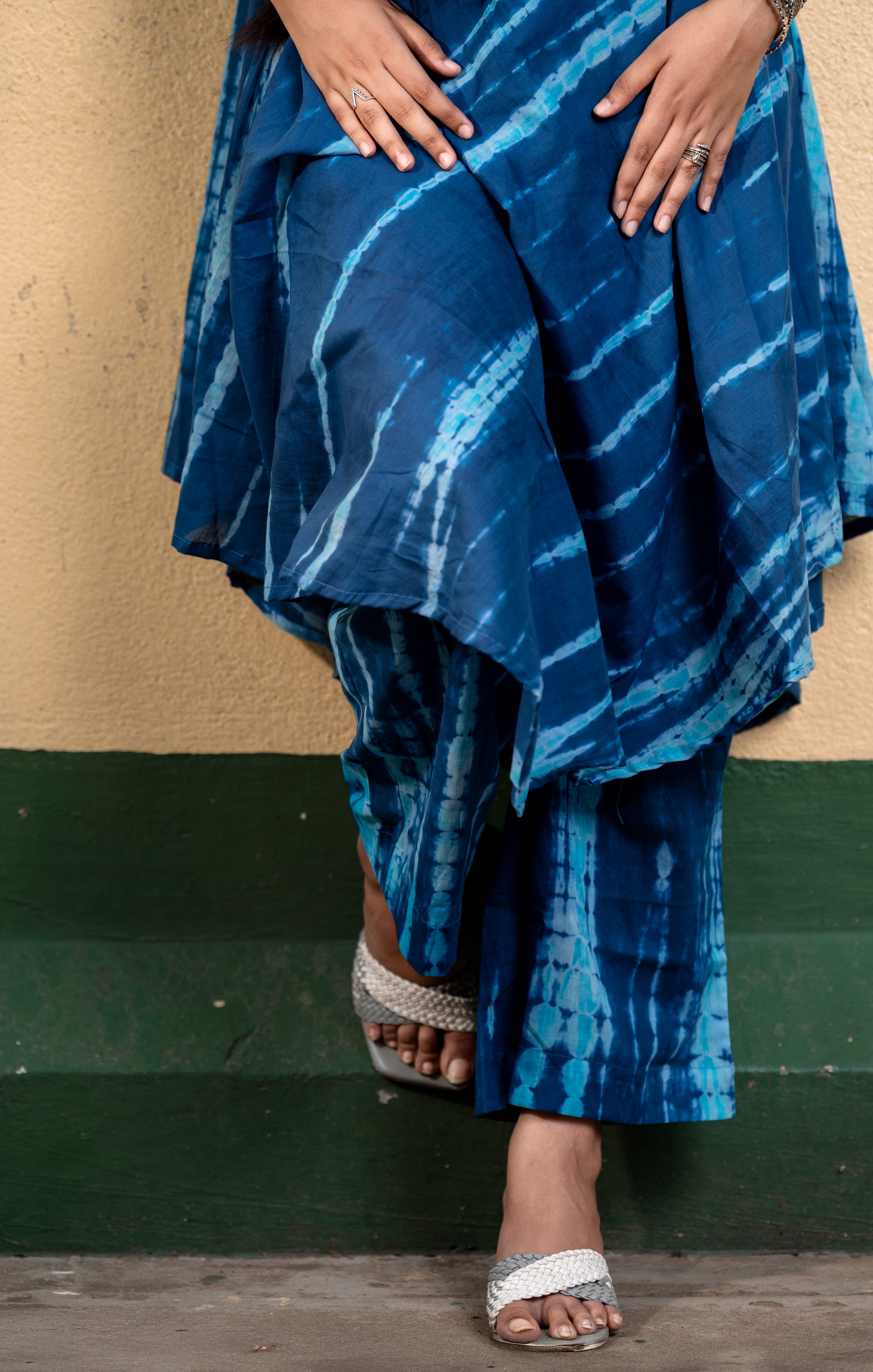 Inara Blue Kurta Pant Set
