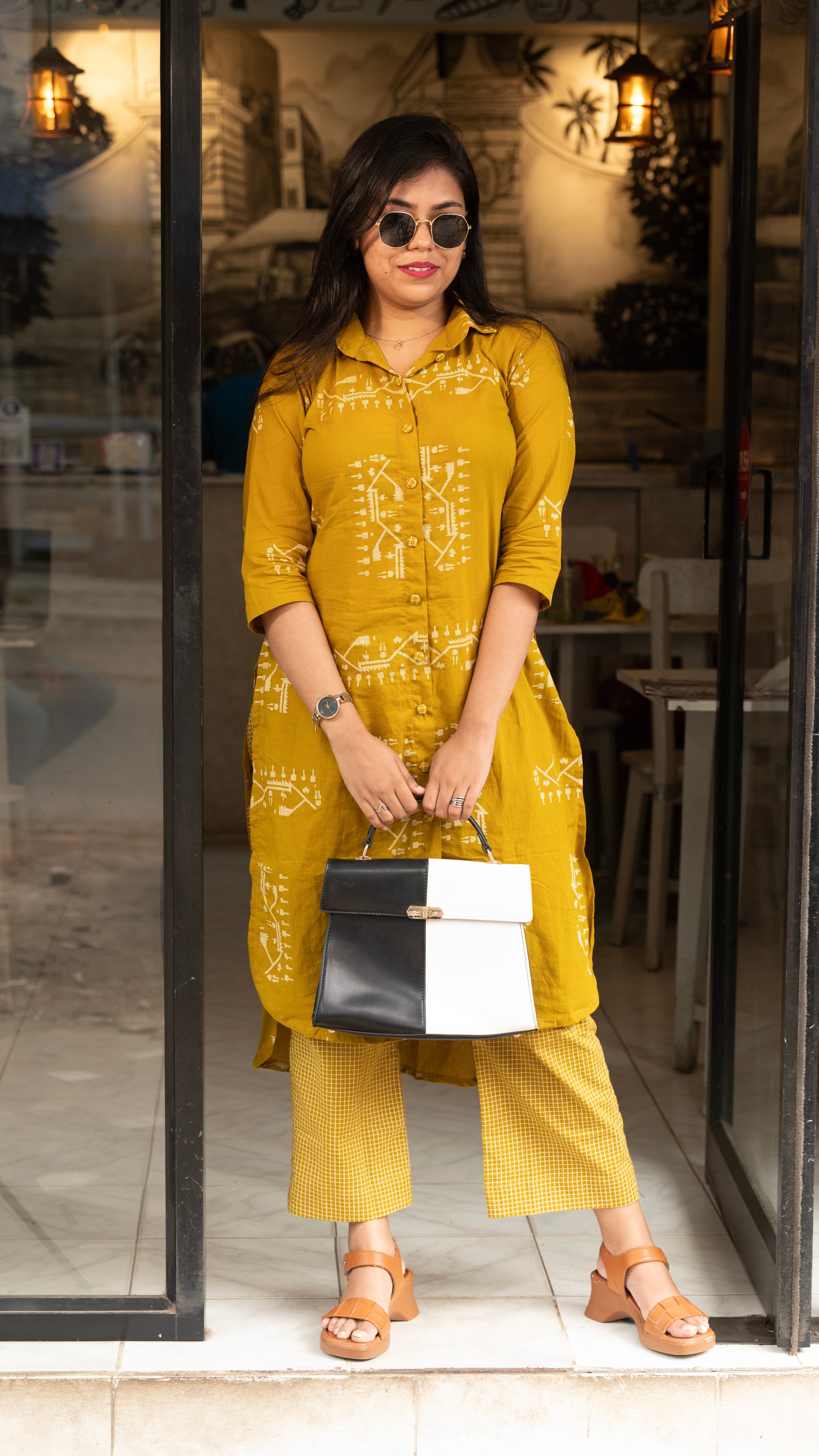 Mustard Yellow Nivaari Daftar-Fit