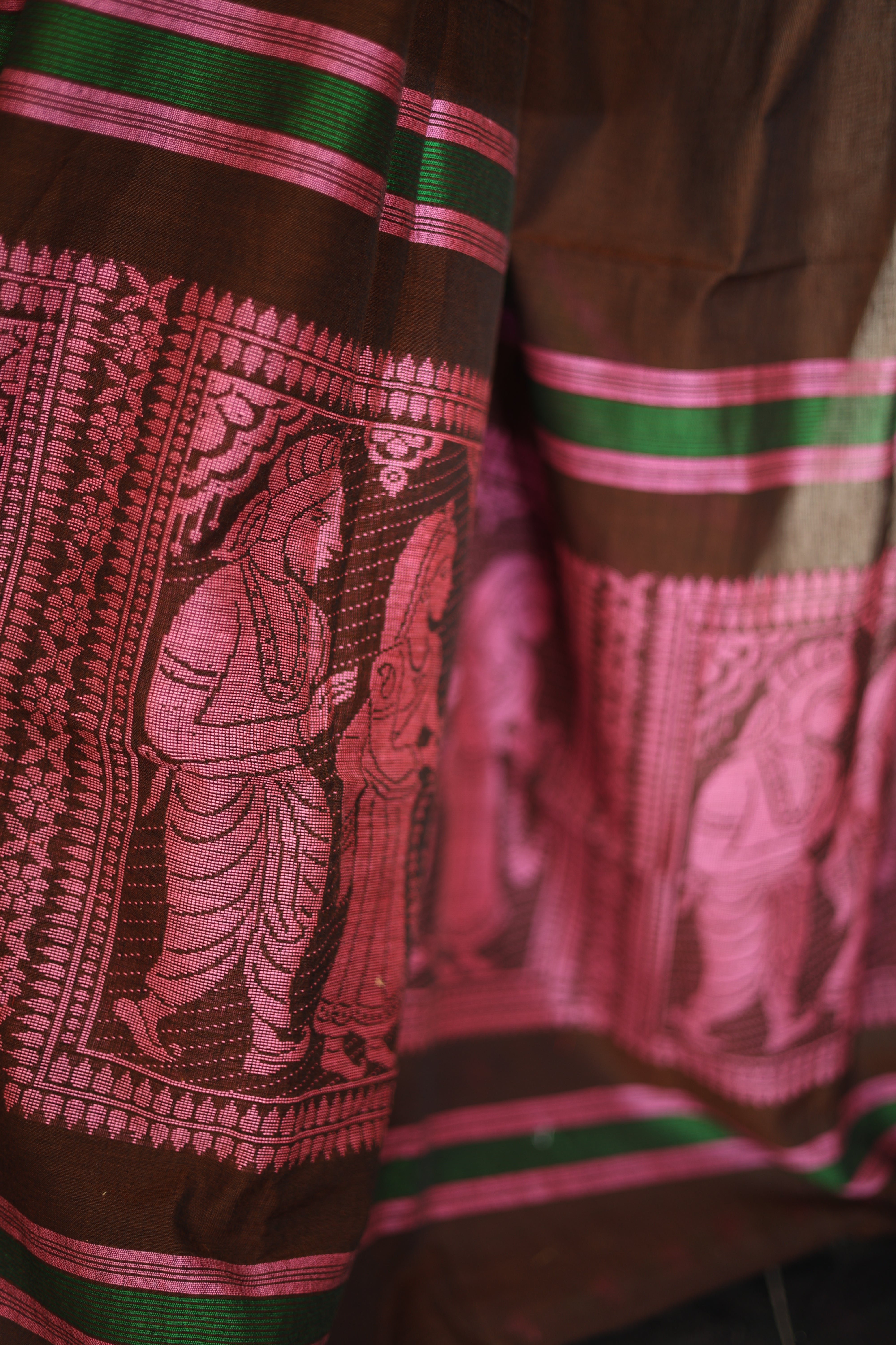 Jamdani Baluchari Suit Set