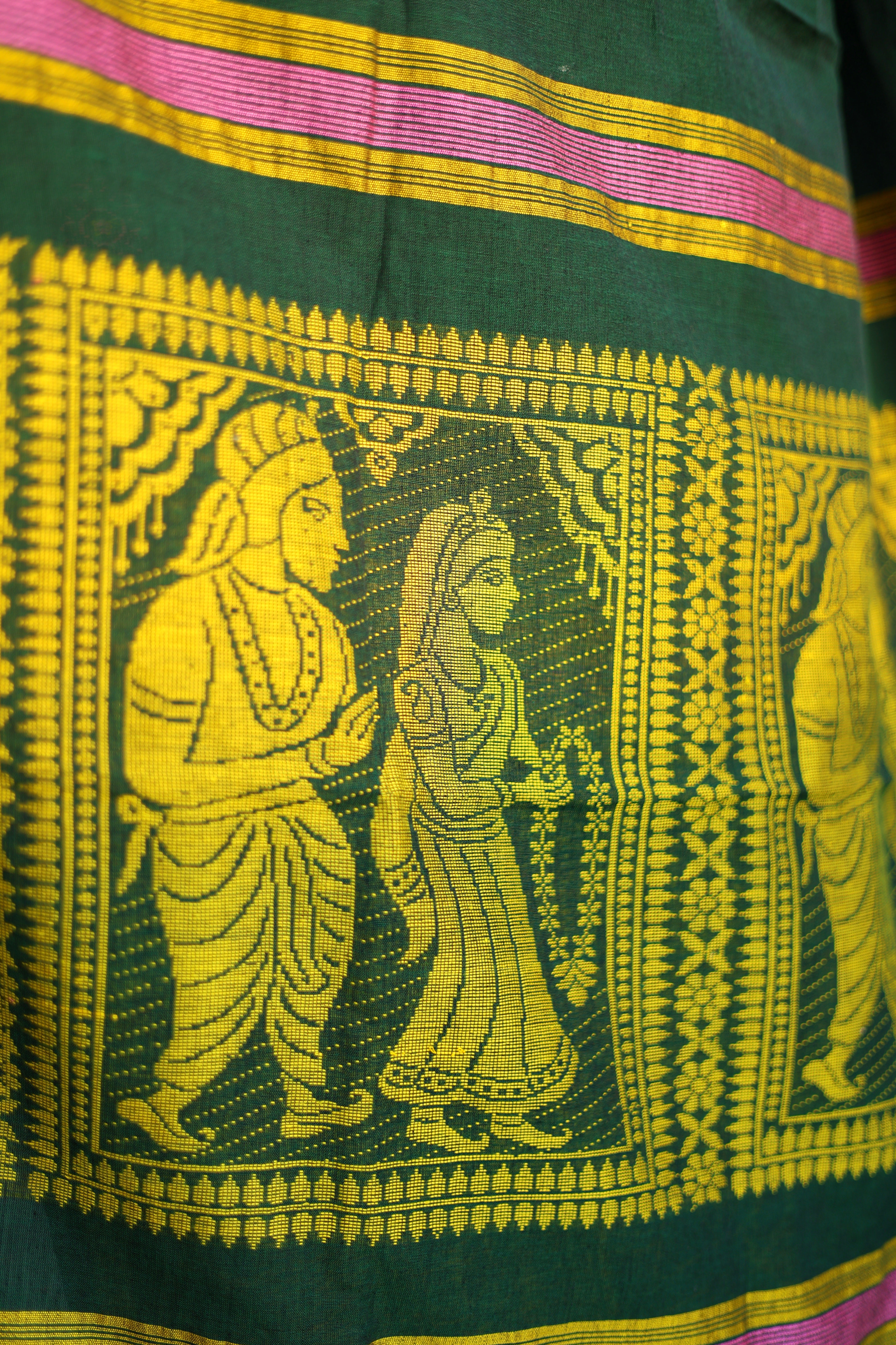 Jamdani Baluchari Suit Set