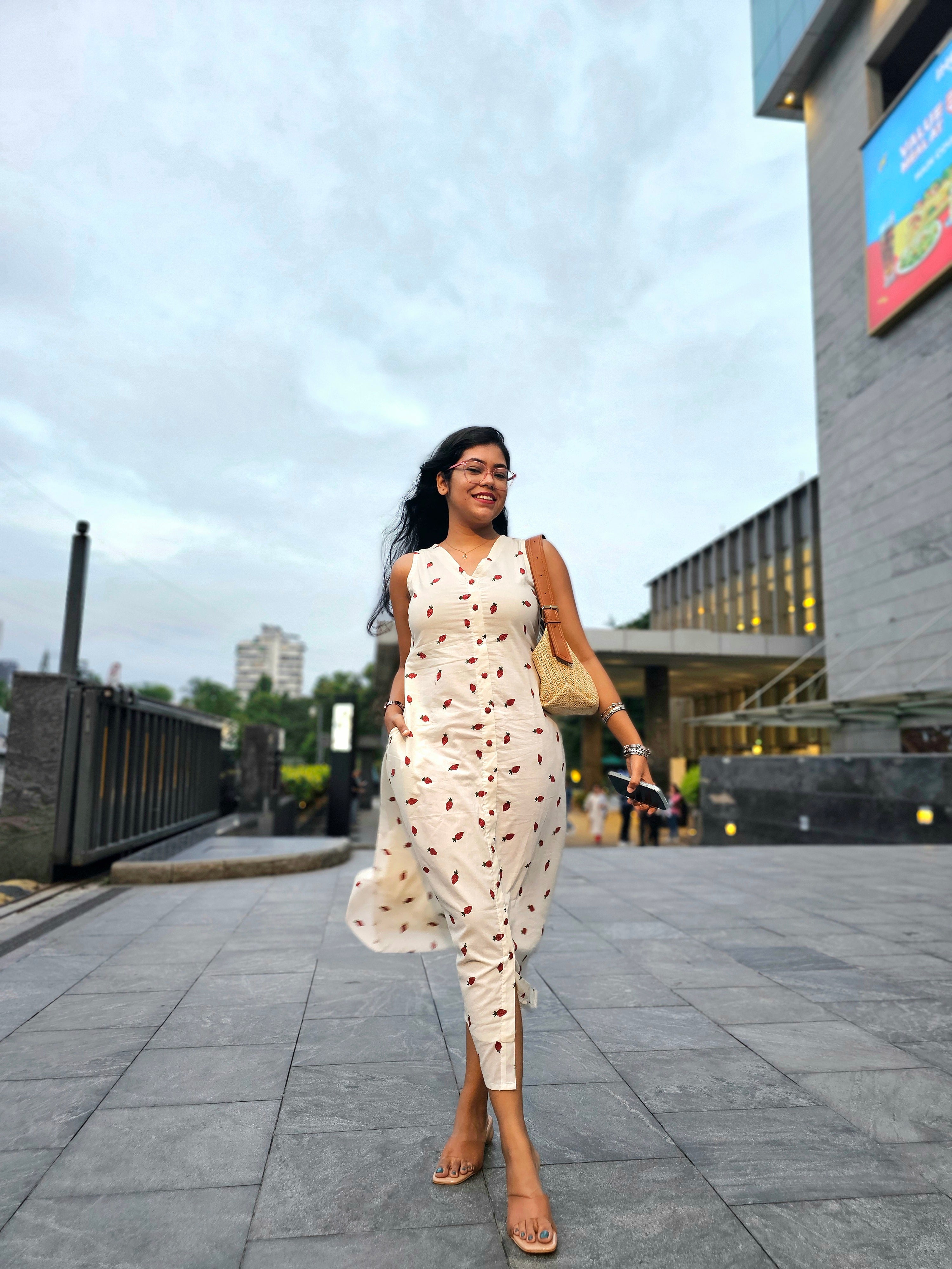 Berry Breeze Mul cotton Dress