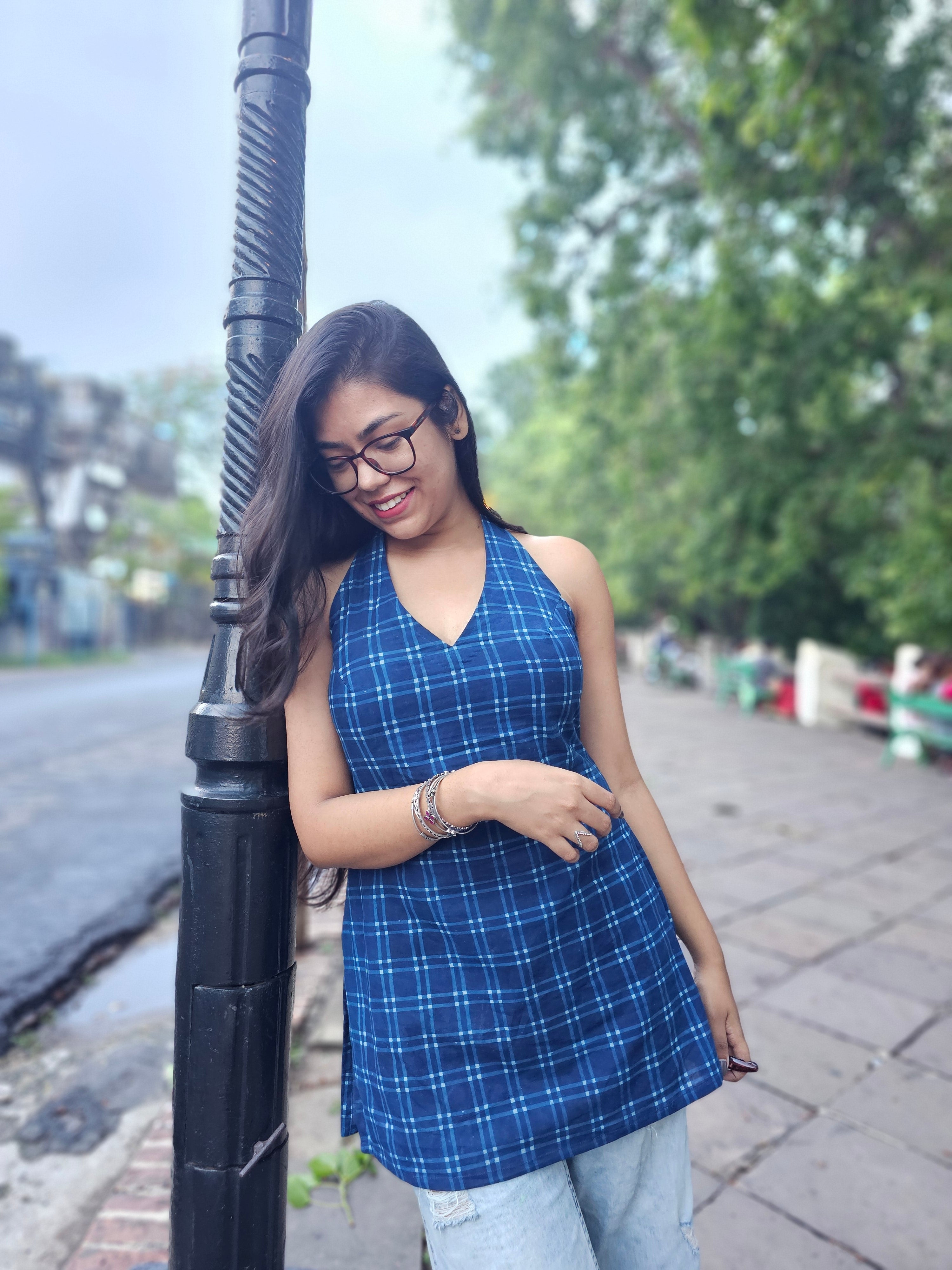 Indigo Short Kurta