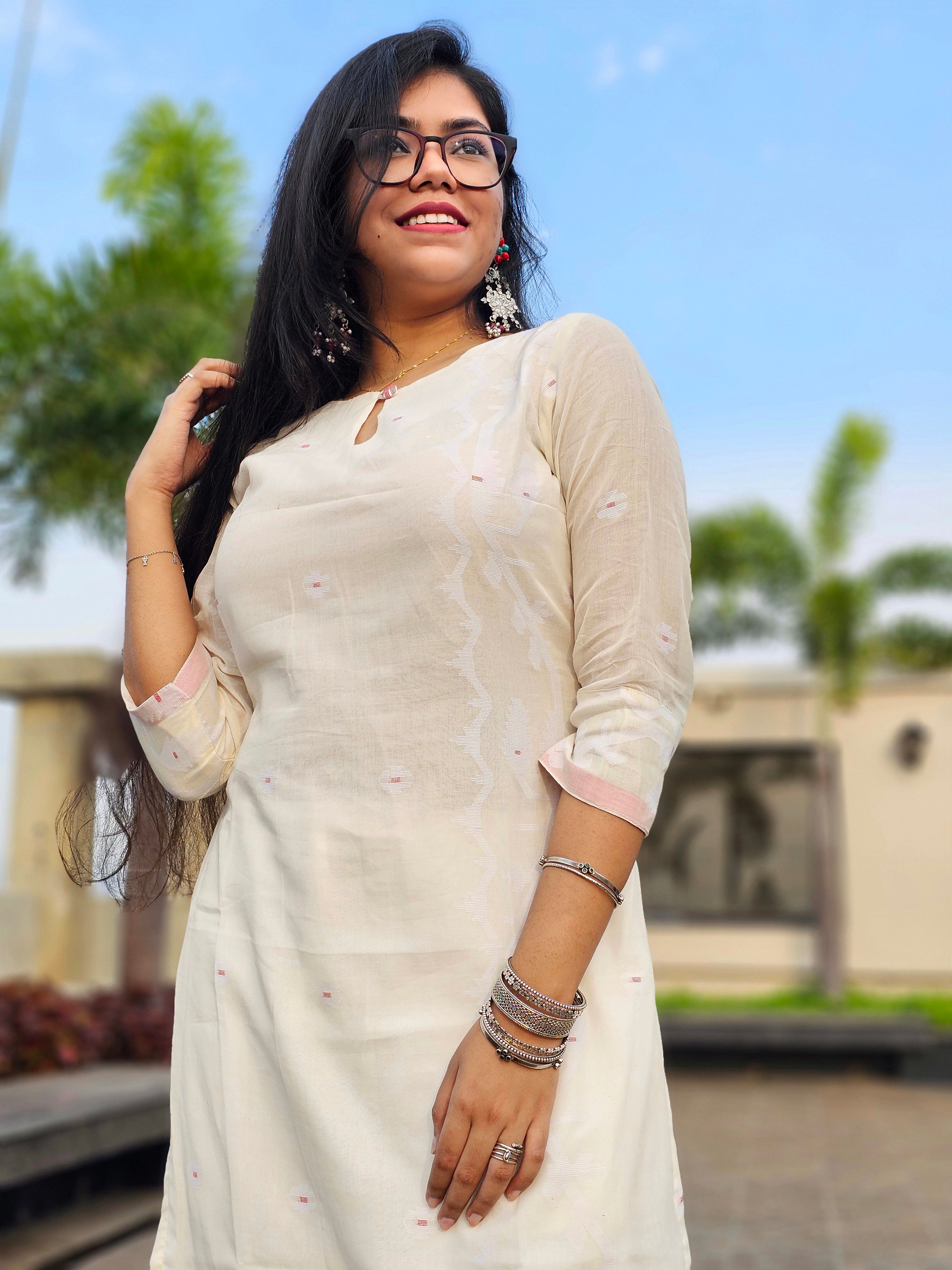 Handloom Jamdani Kurti