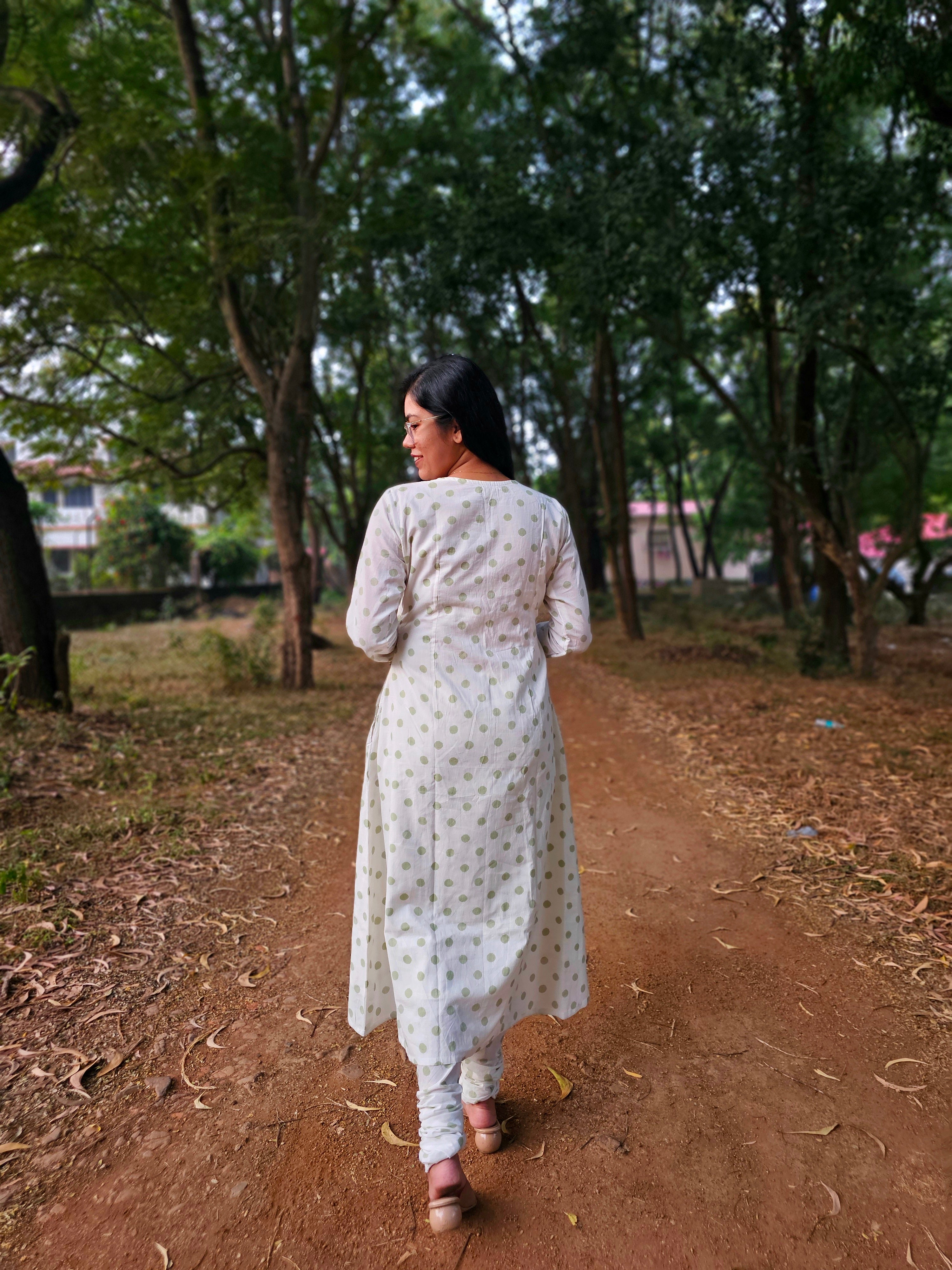 SUHAANI ( HANDBLOCKED KURTA PANT SET)