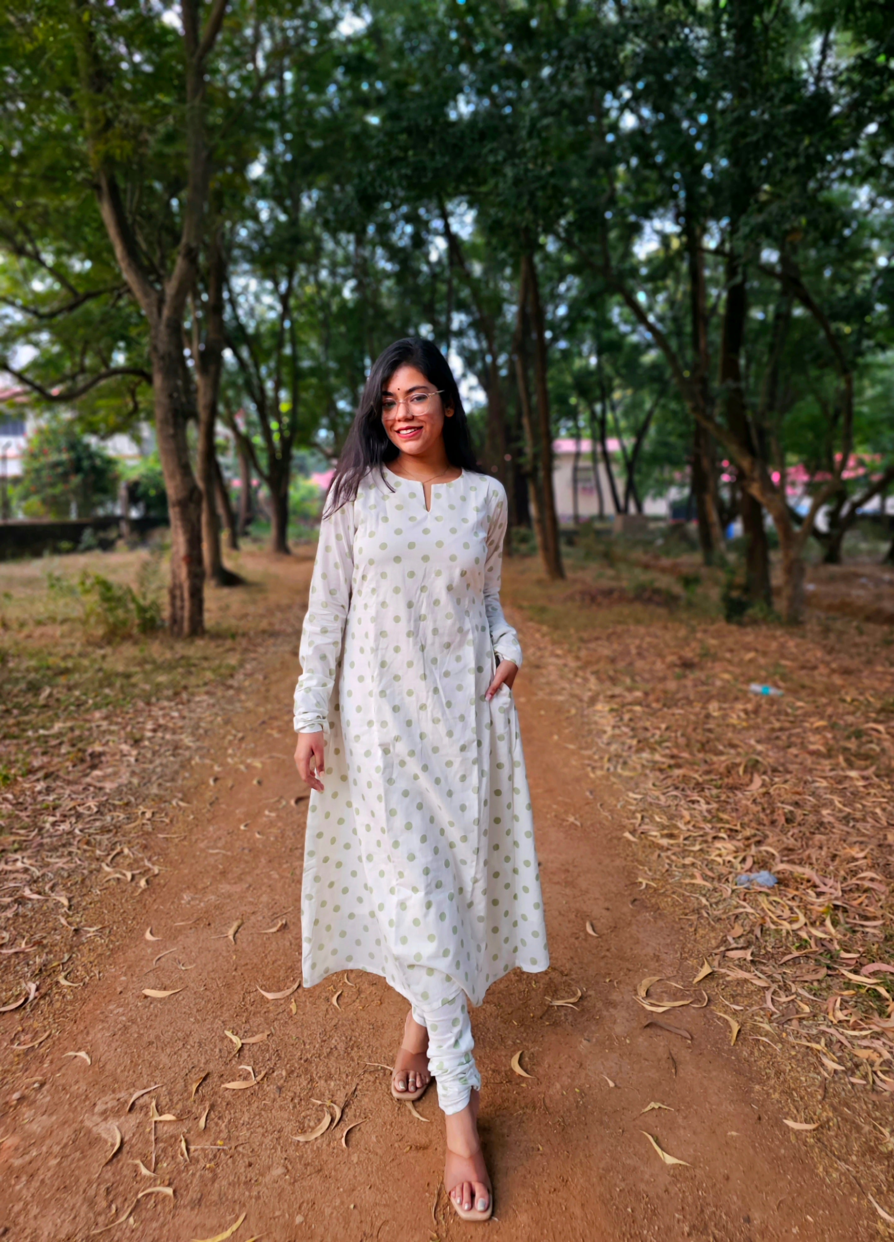 SUHAANI ( HANDBLOCKED KURTA PANT SET)